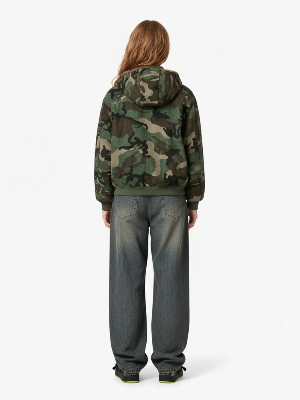 Washed Dirty-Dye Straight Jeans - 2352 - Image 5