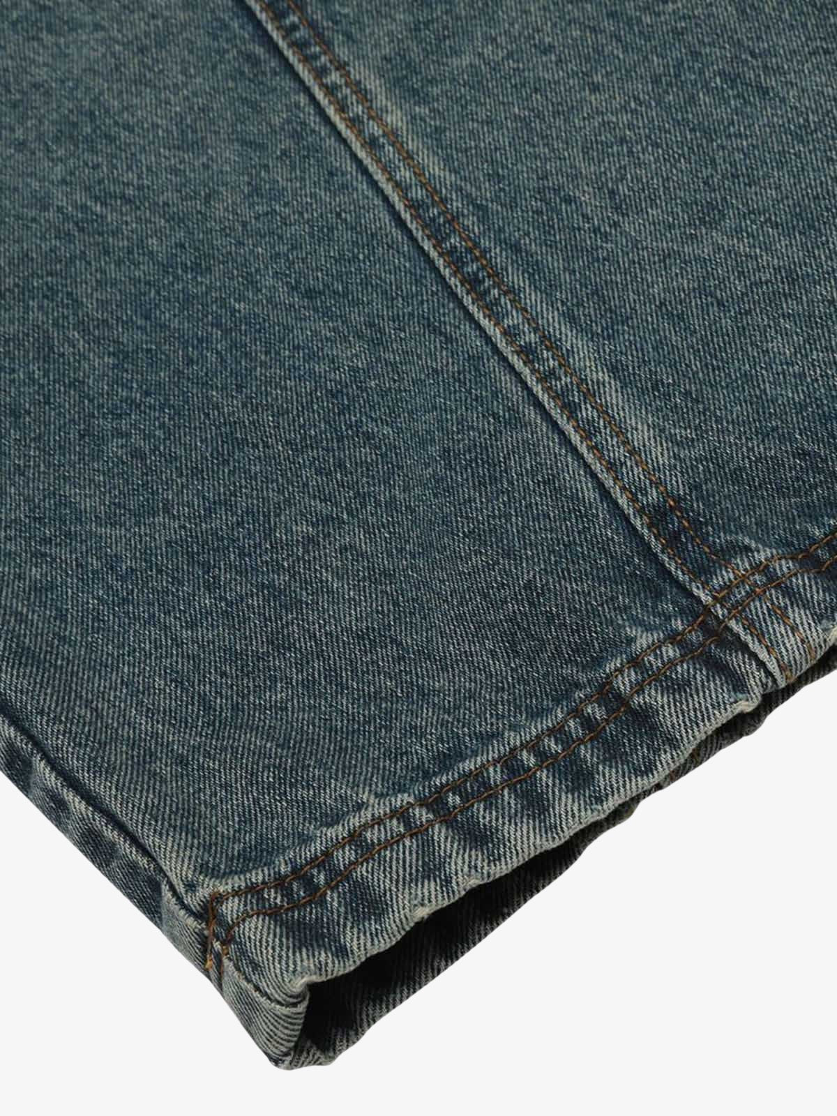 Washed Wide-Leg Balloon Jeans - 2301 - Image 10