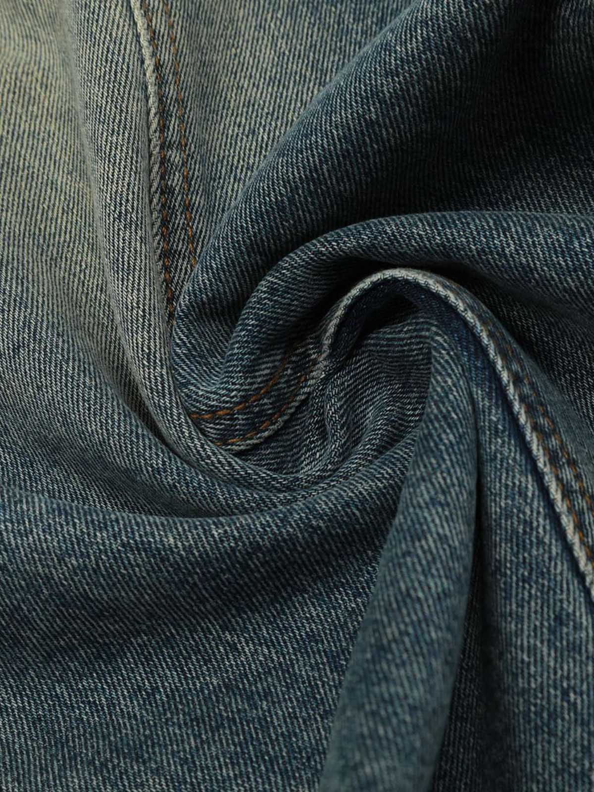 Washed Wide-Leg Balloon Jeans - 2301 - Image 11