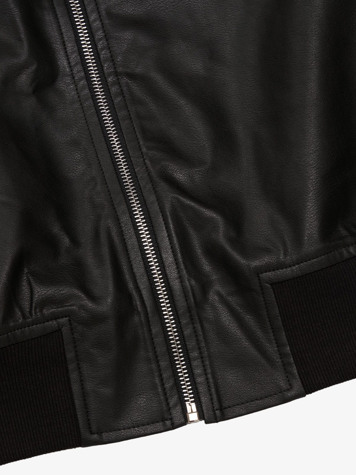 Thorn Destruction Frame Pattern Leather Vest - Image 9