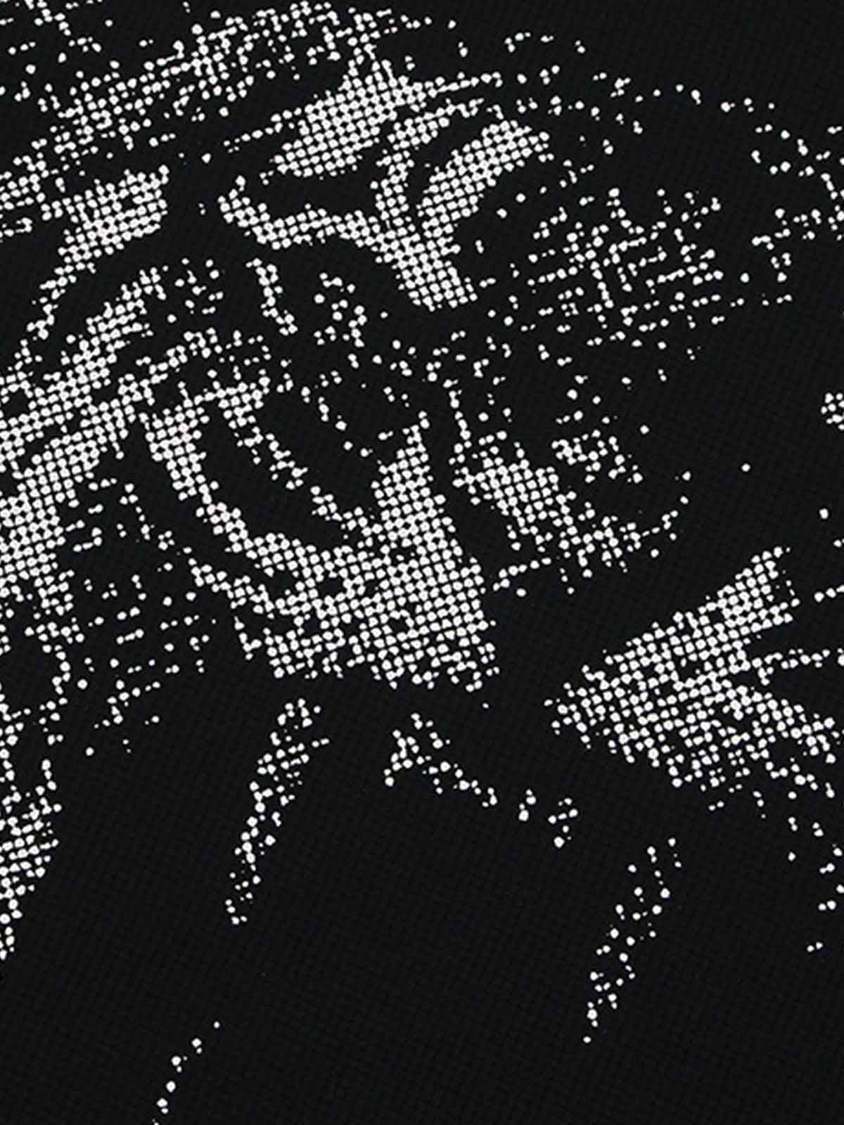 Tiger Graphic Star Sleeve T-Shirt - Image 4