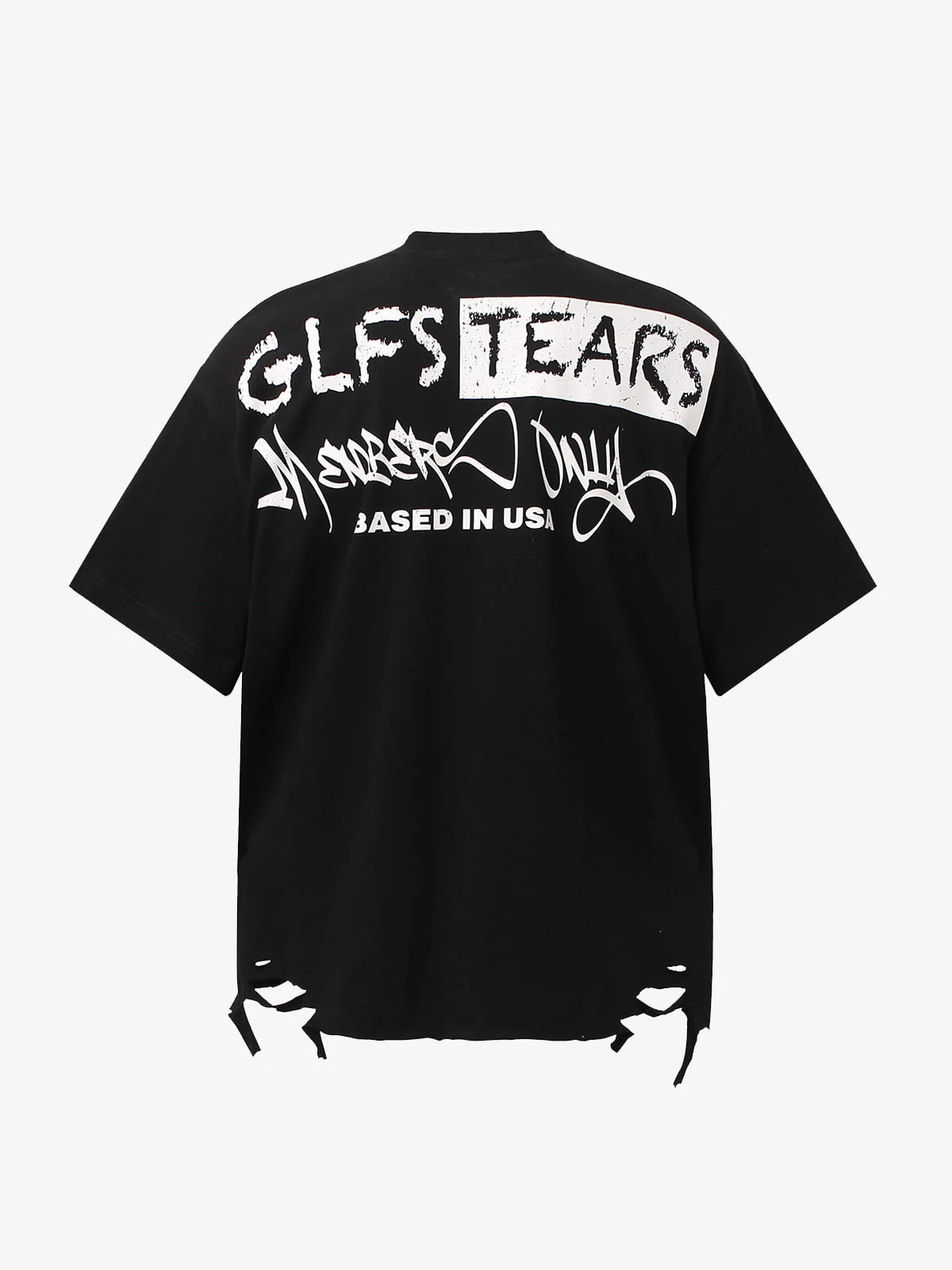 Retro Letter Lip Graphic T-Shirt - Image 8