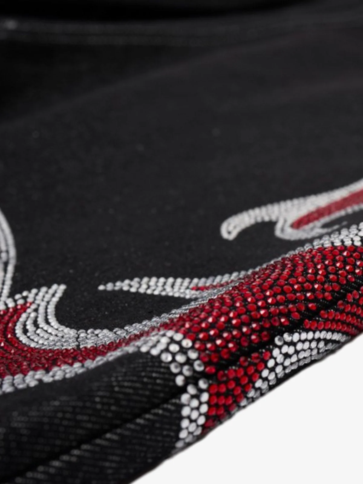 Tribal Rhinestone Graphic Wide Leg Jeans - Image 8