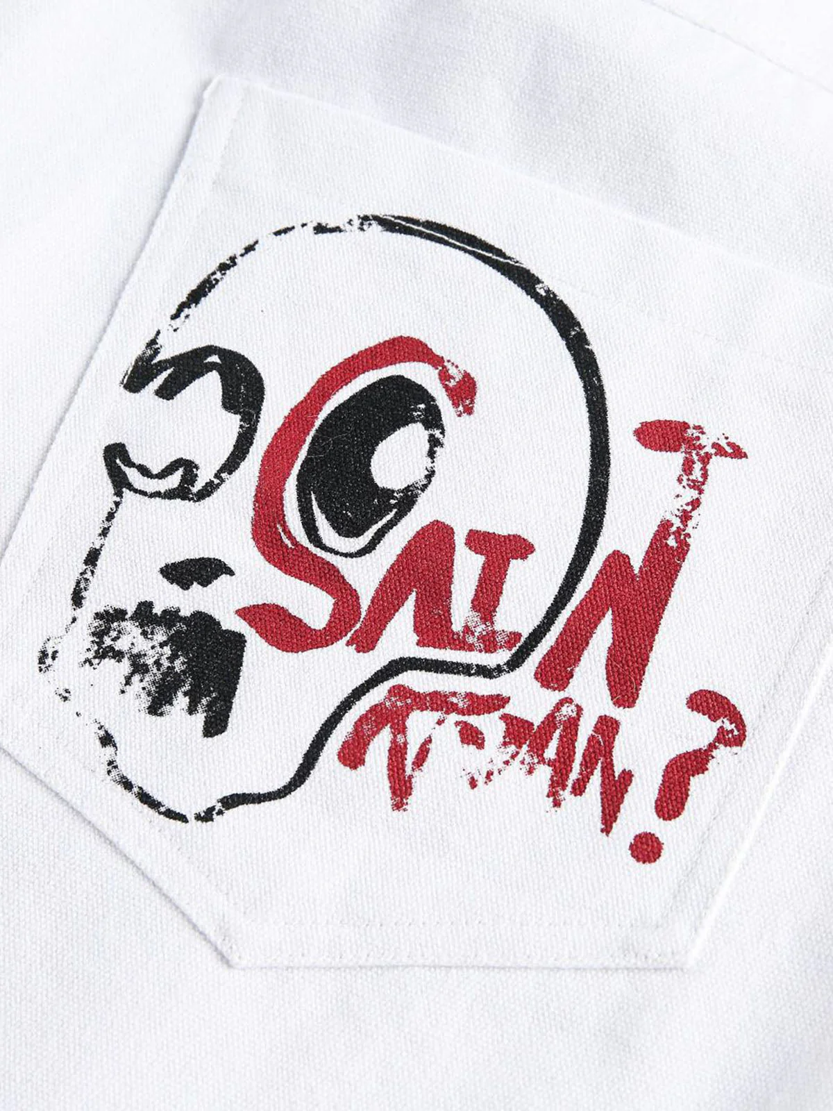 Graffiti Art Denim Shorts - Image 4