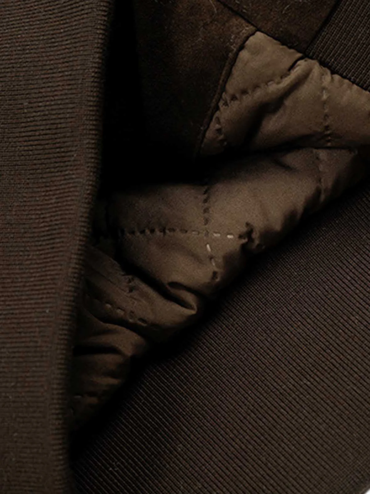 Utility Faux Shearling Collar Suede Look Zip Up Jacket - Image 10