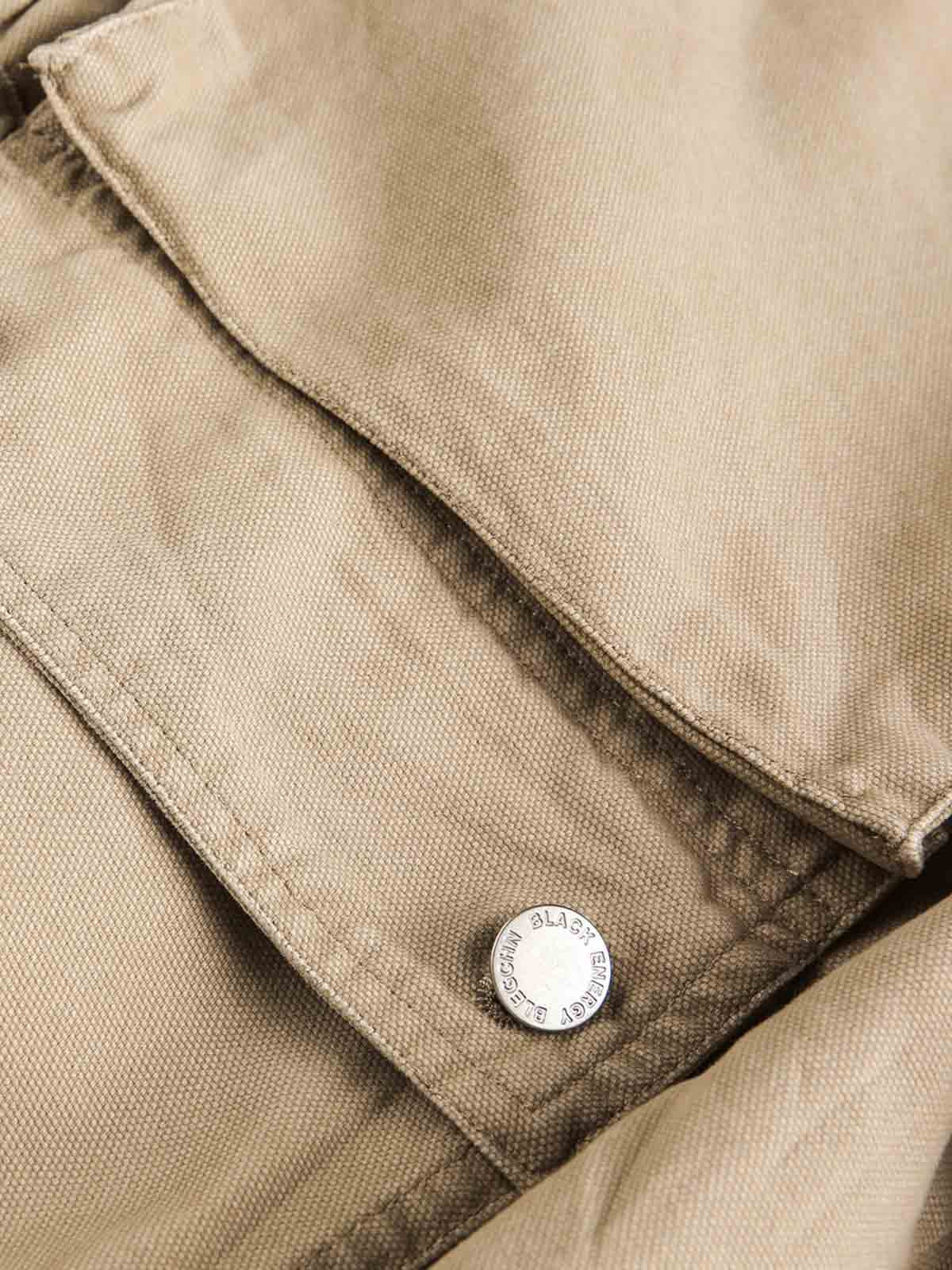 Utility Pocket Detail Snap Button Jacket - Image 7