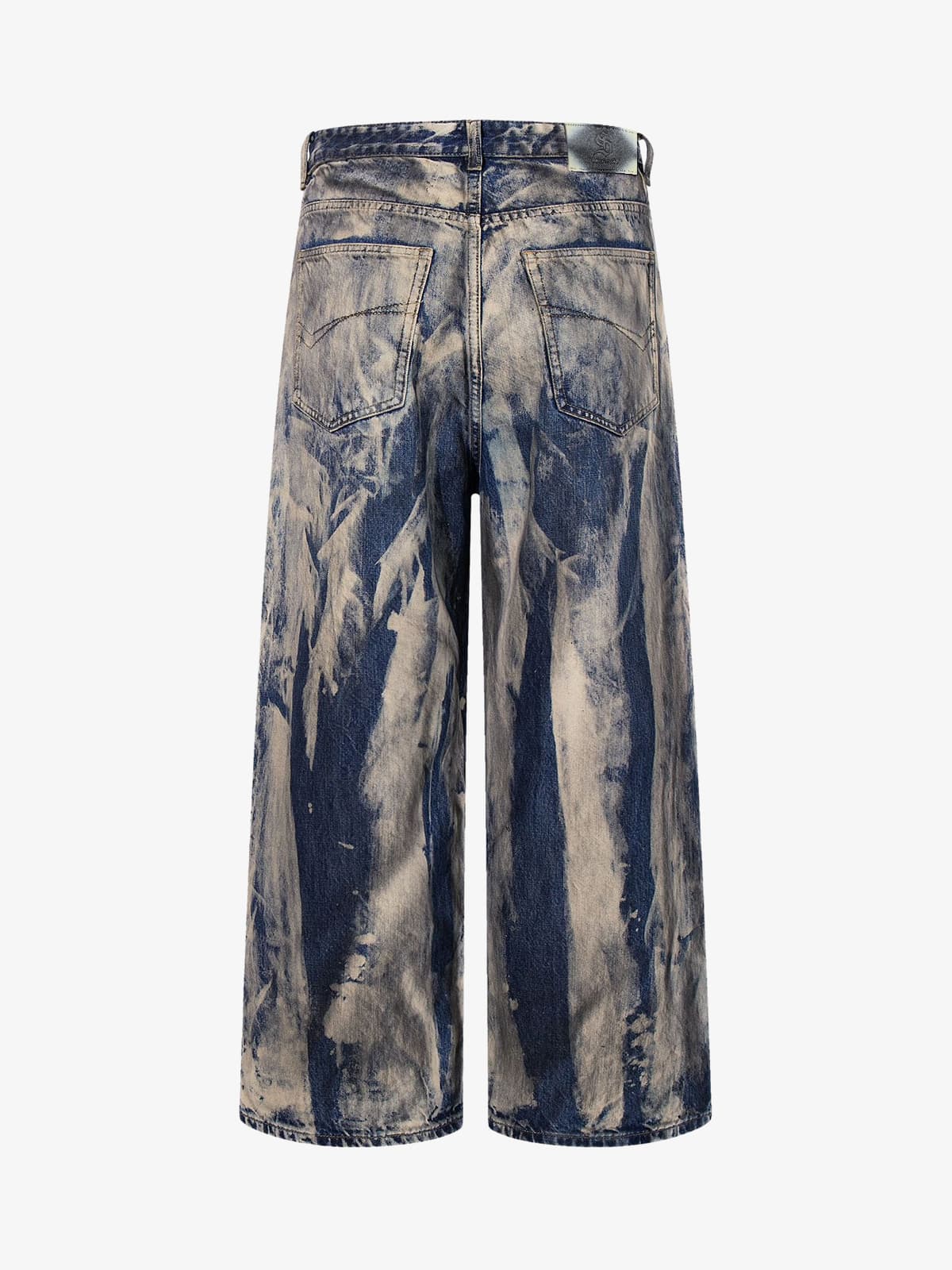 Vintage Acid Wash Tie-Dye Jeans - Image 3