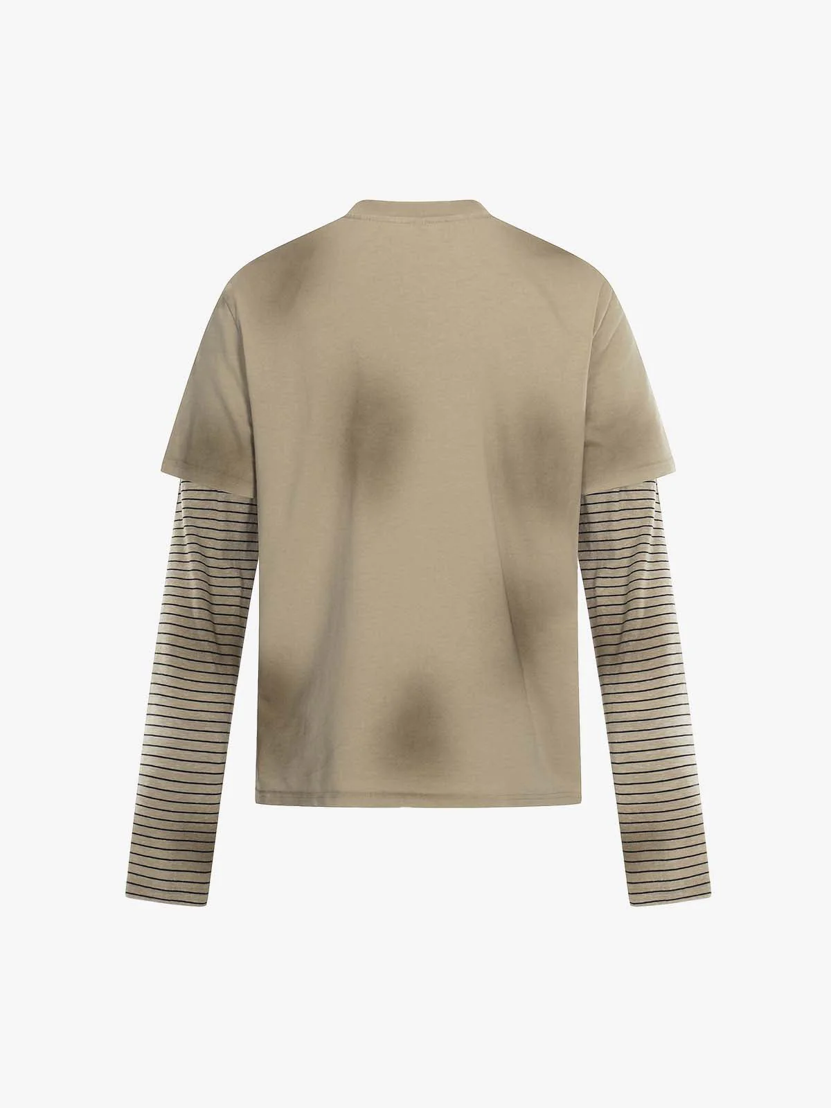 Vintage Band Portrait Graphic Layered Henley T-Shirt - Image 6