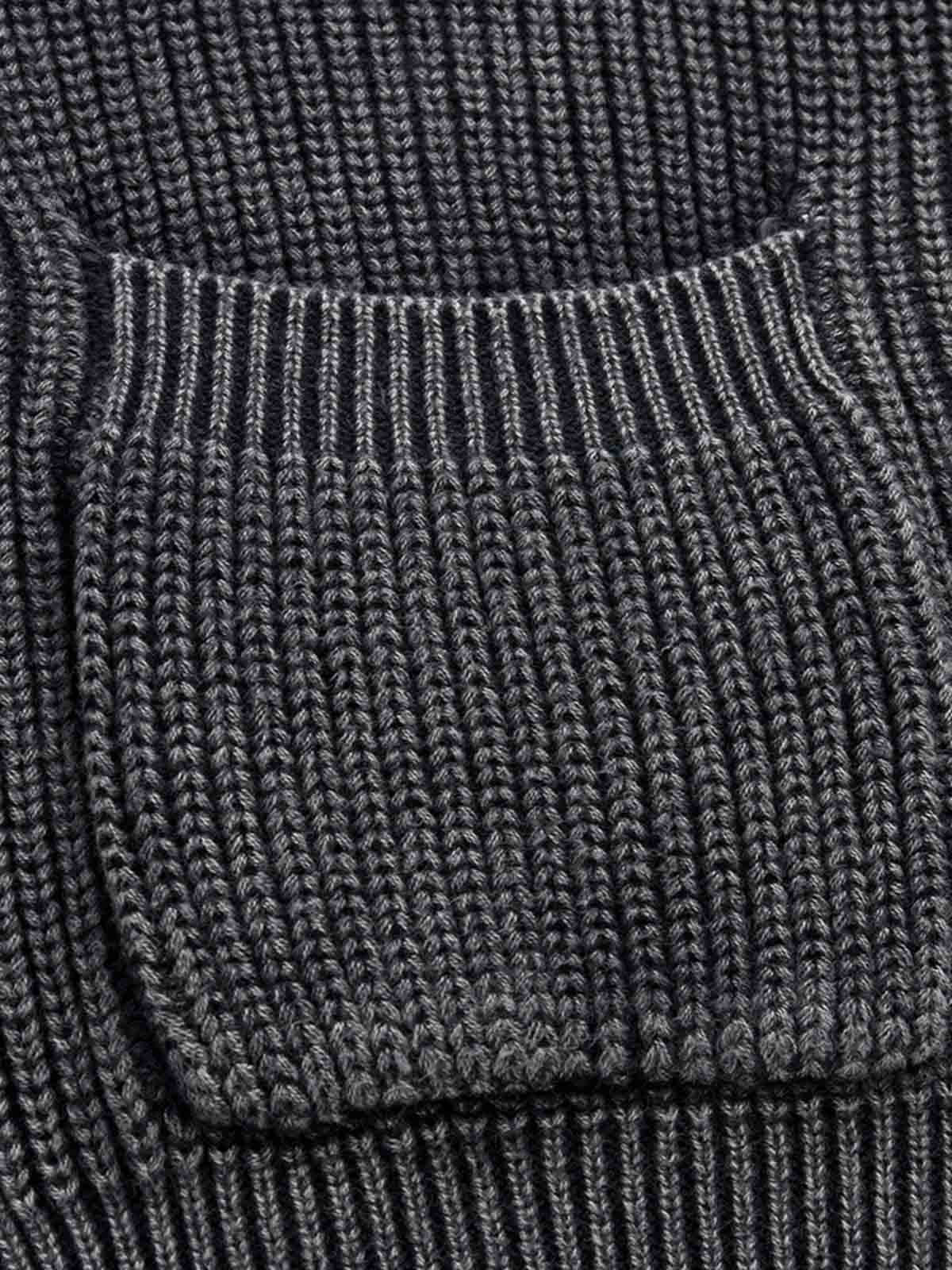 Vintage Chunky Zip Up Knit Jacket - Image 9