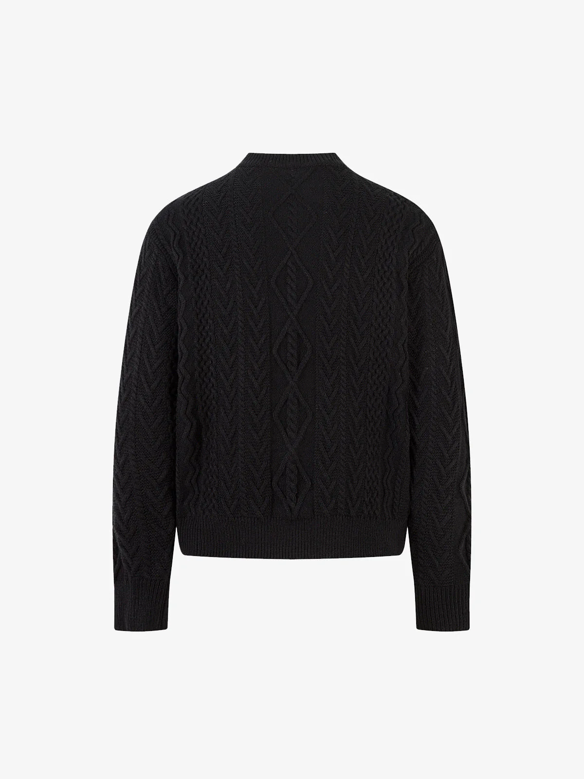 Vintage Diamond Knit Half Placket Sweater - Image 4
