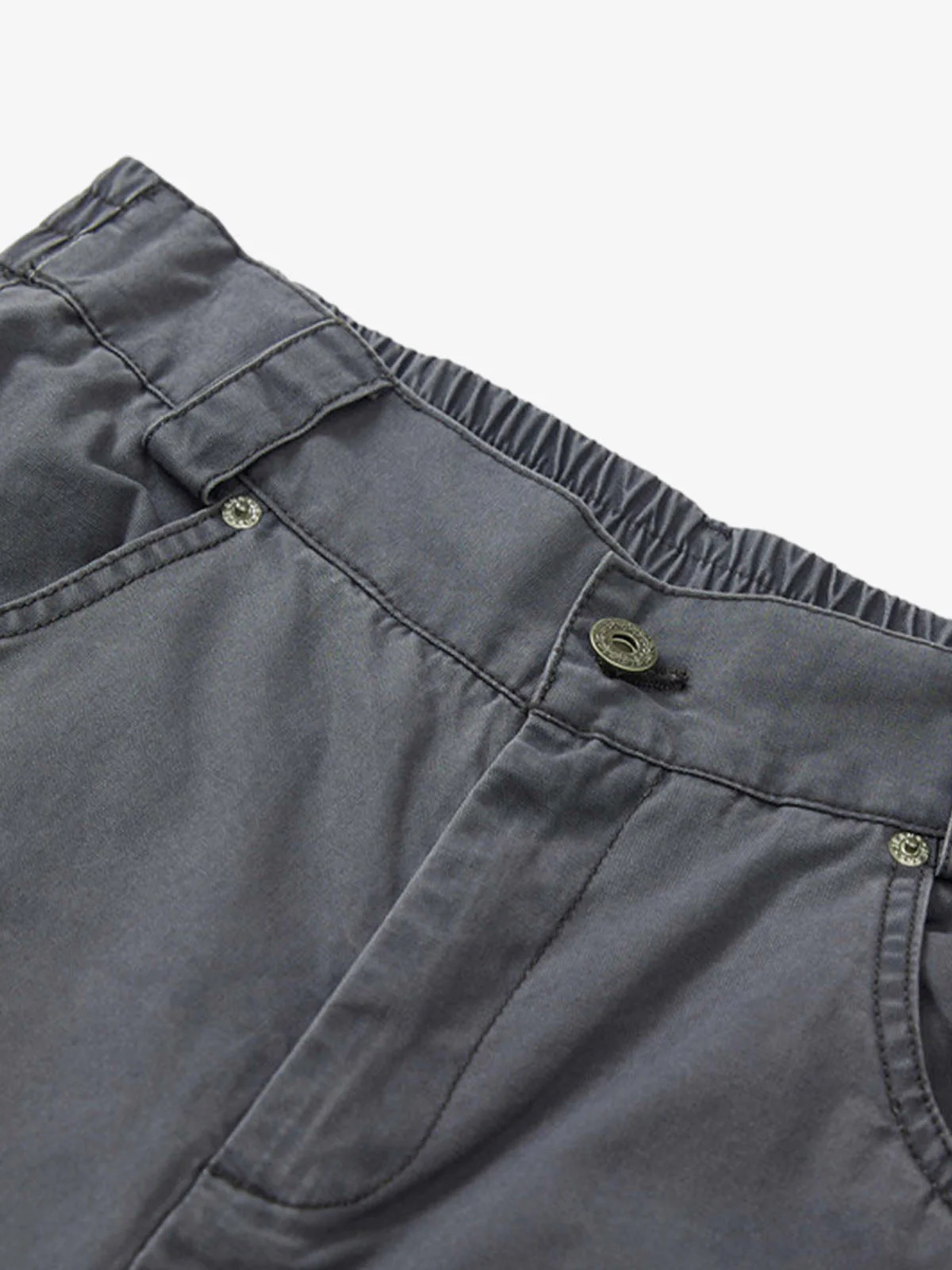 Vintage Distressed Pleated Barrel Pants - Image 9