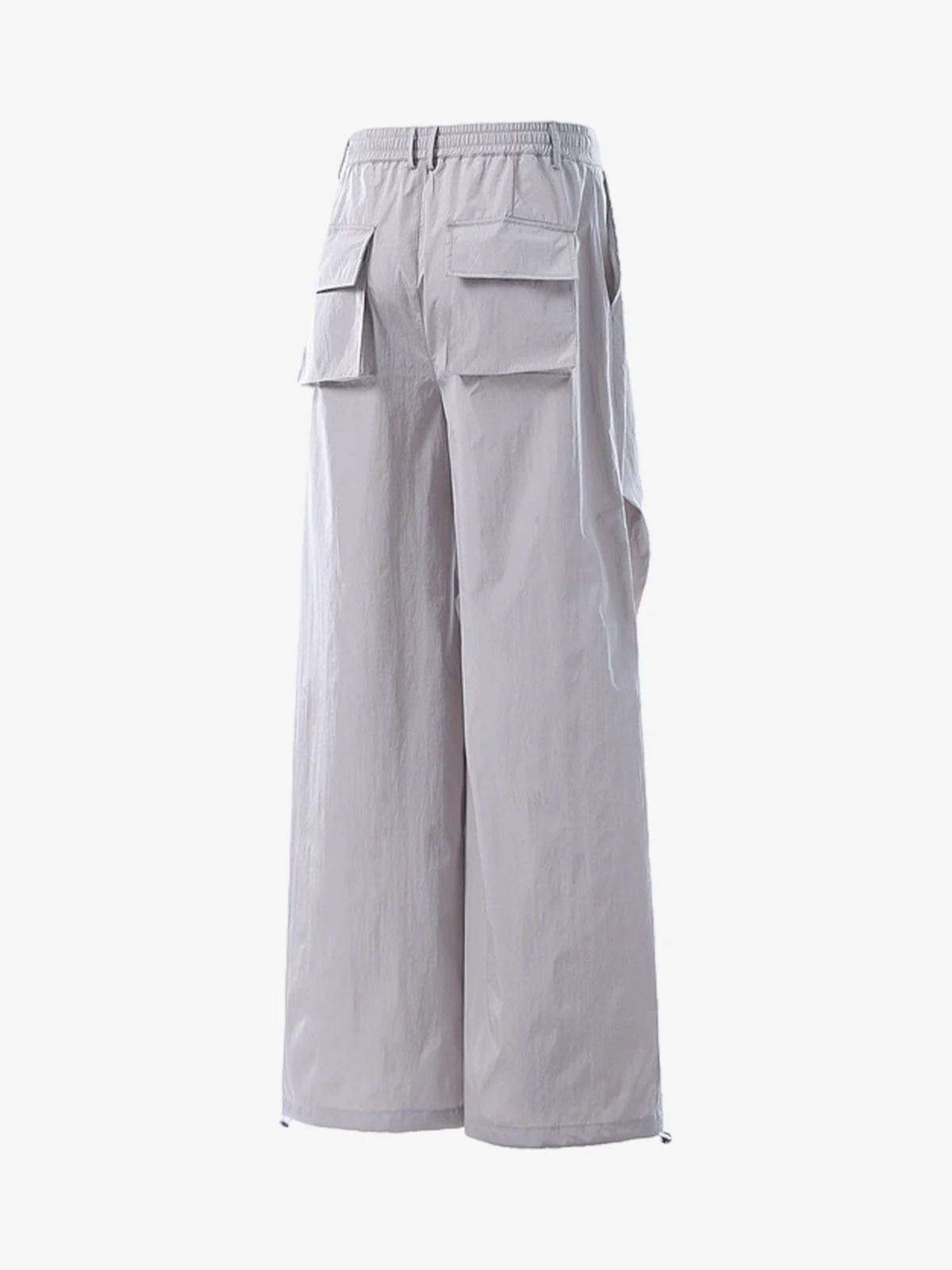 Vintage Drawstring Draped Embroidered Wide Leg Pants - Image 11