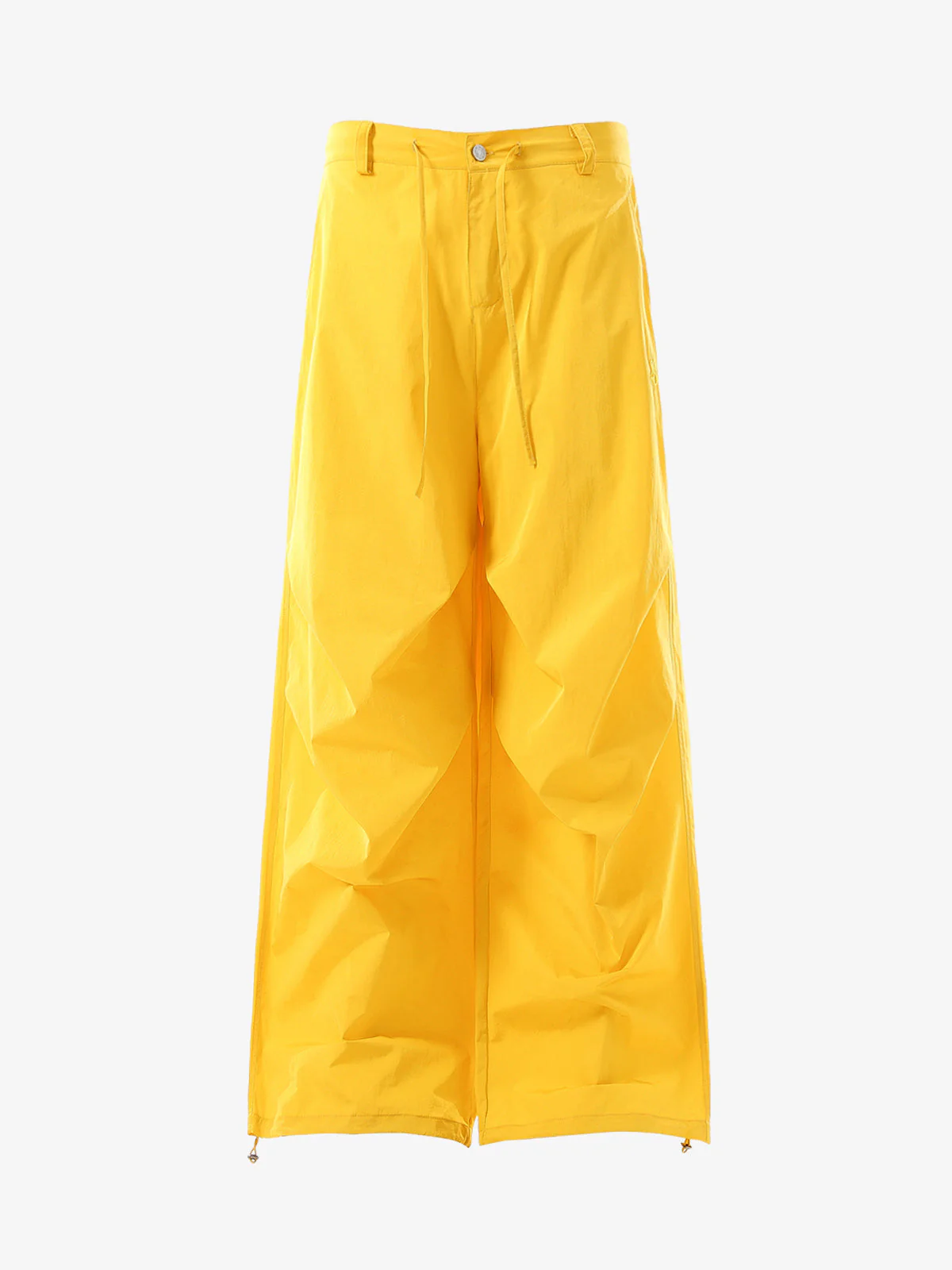 Vintage Drawstring Draped Embroidered Wide Leg Pants - Image 12