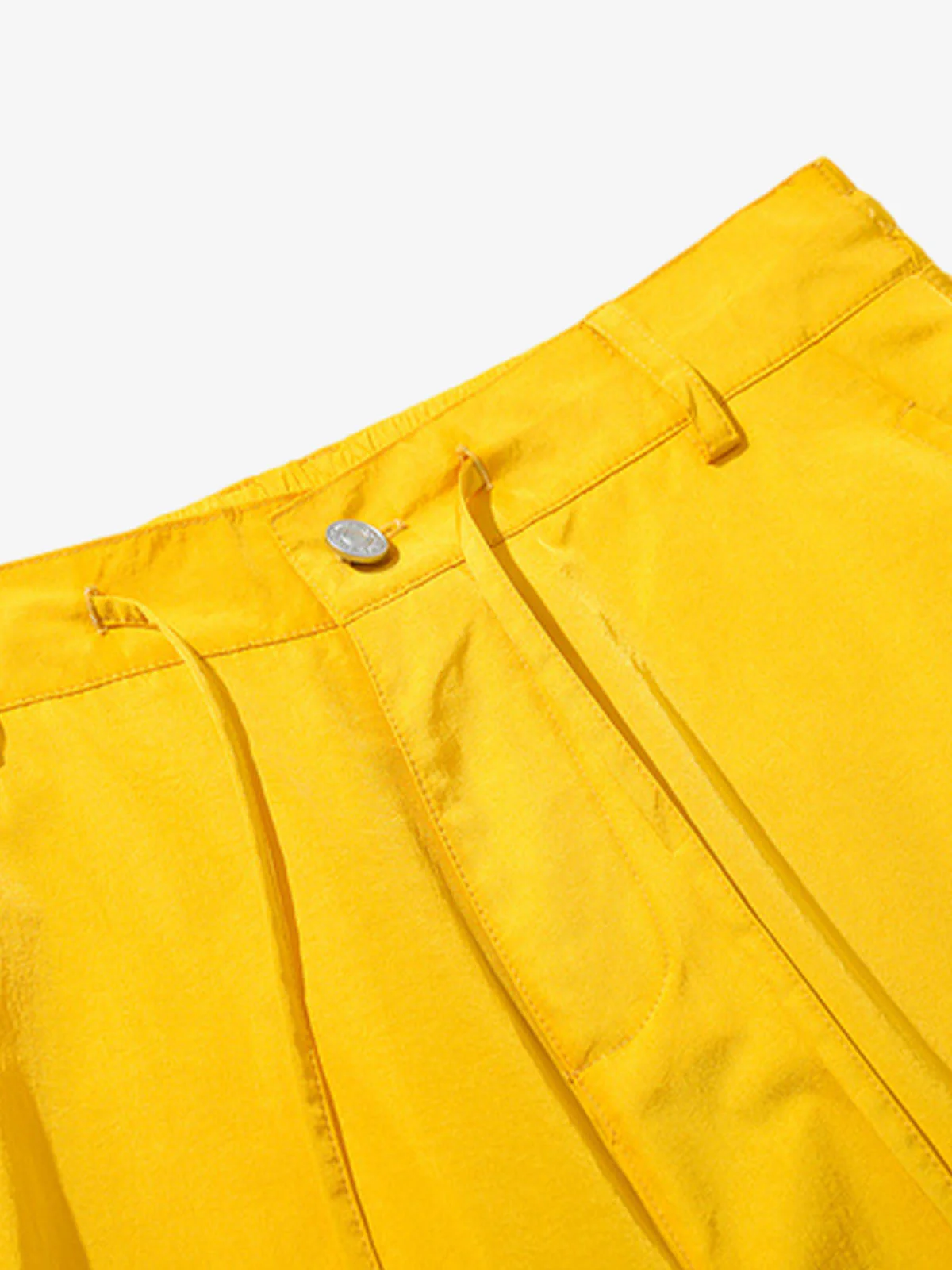 Vintage Drawstring Draped Embroidered Wide Leg Pants - Image 19