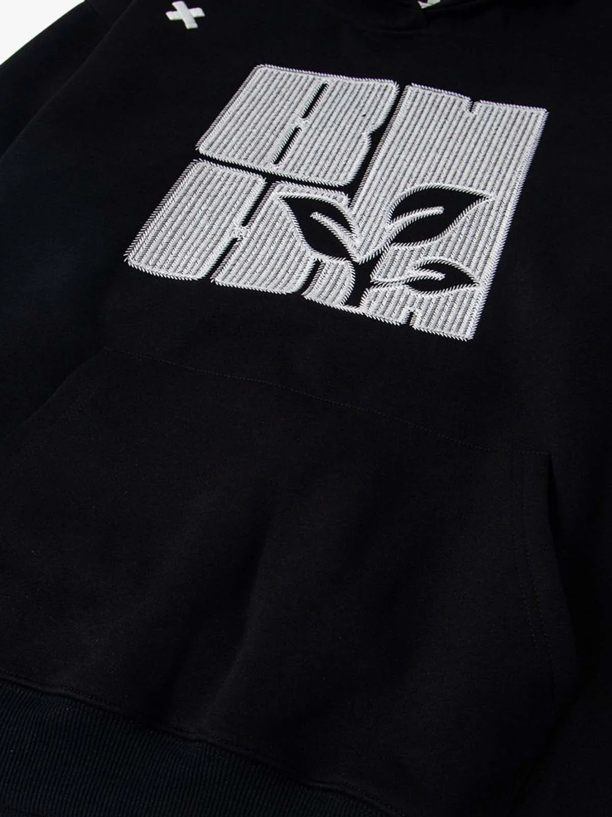 Vintage Embroidered Graphic Pattern Hoodie - Image 4