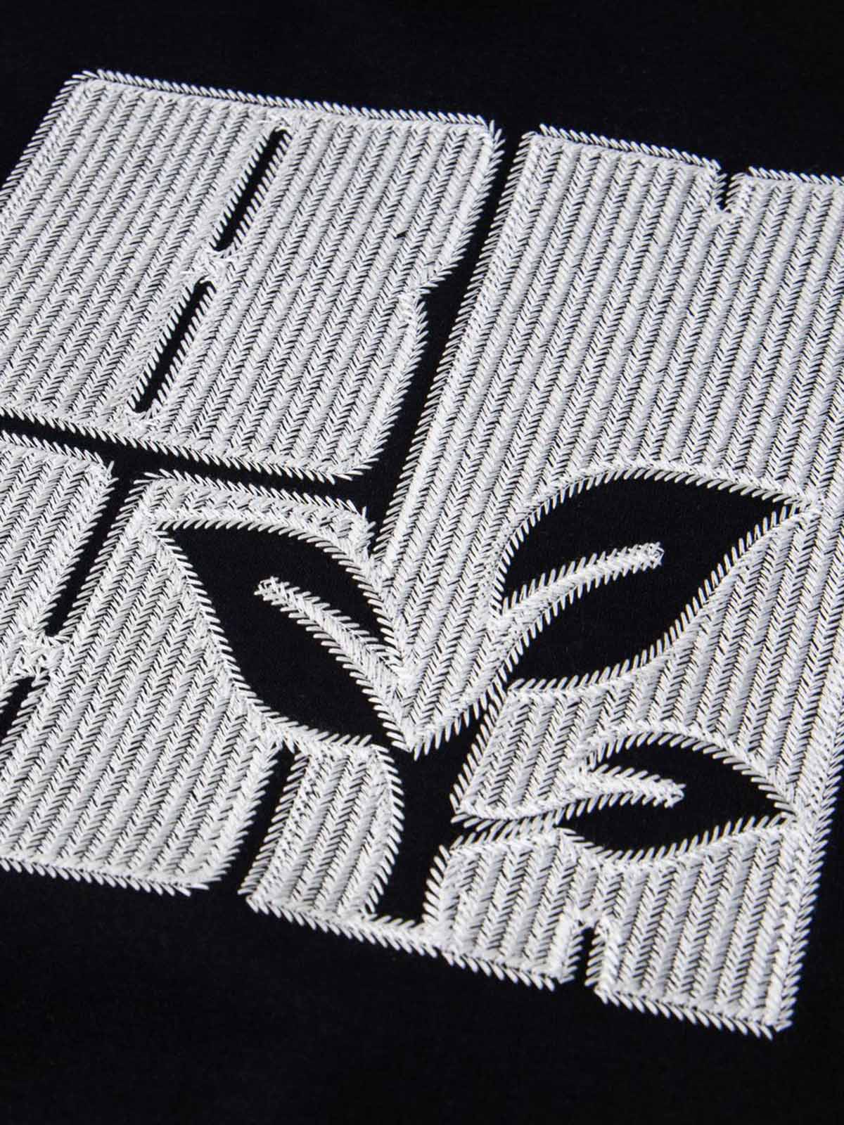 Vintage Embroidered Graphic Pattern Hoodie - Image 5