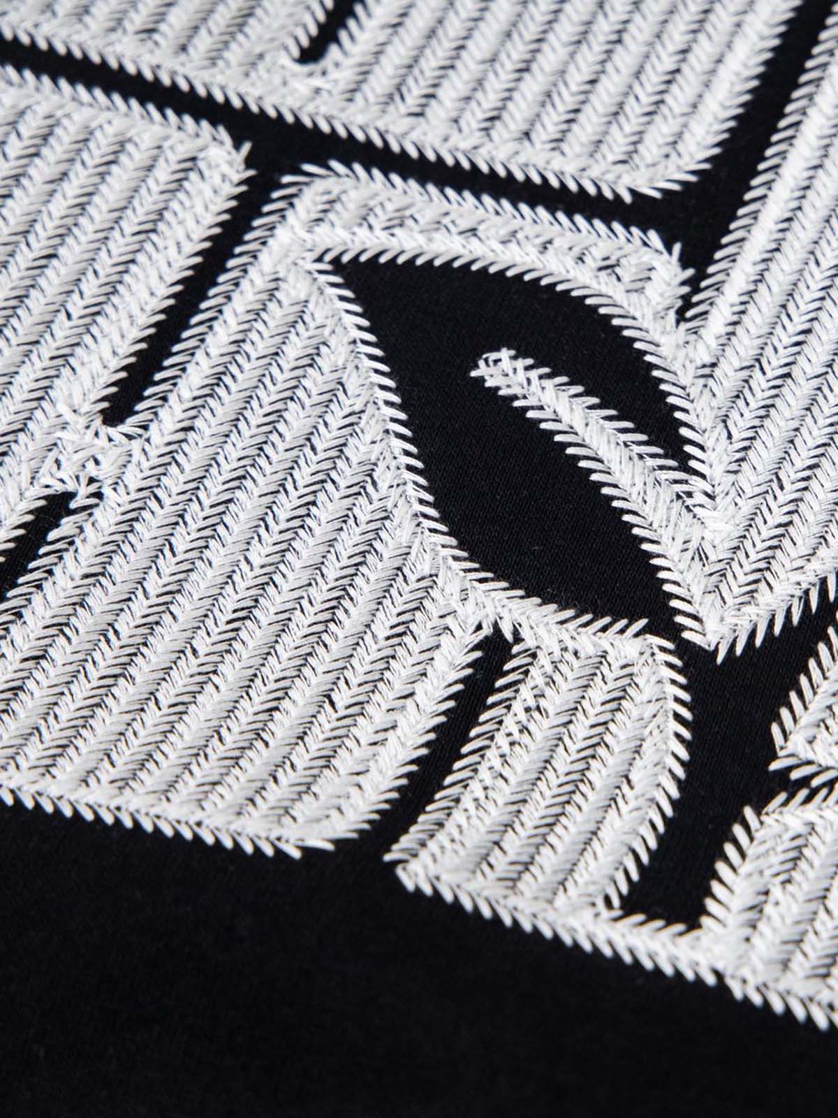 Vintage Embroidered Graphic Pattern Hoodie - Image 9