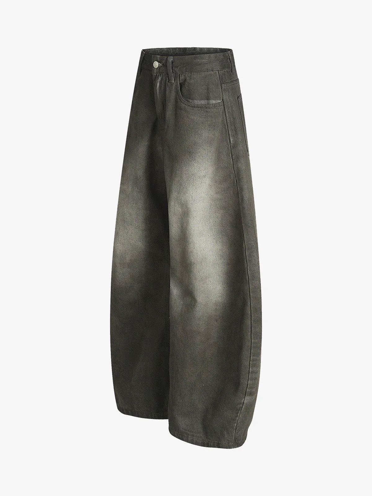 Vintage Faded Wide Barrel Jeans - Image 3