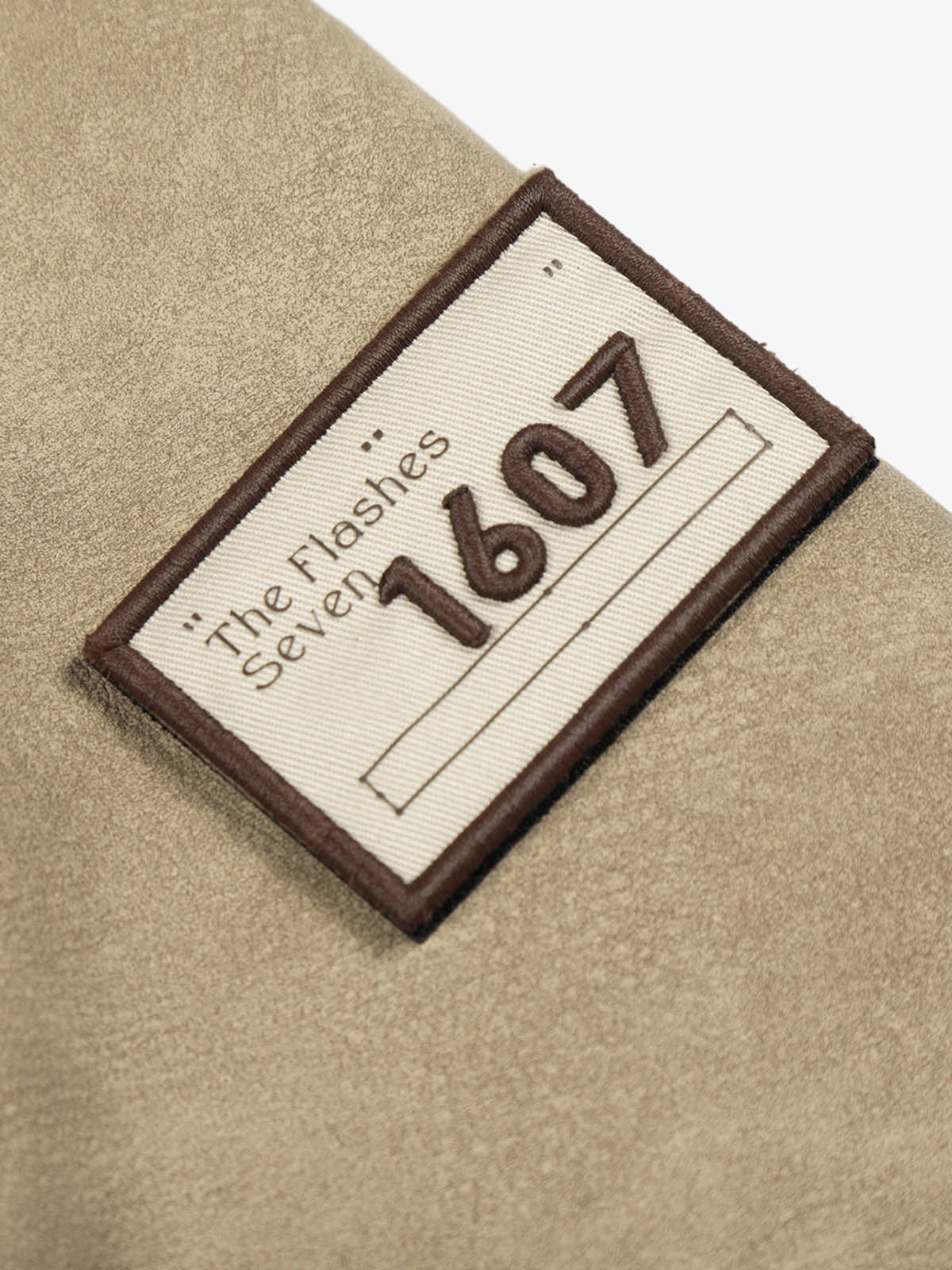 Vintage Fur Collar PU Leather Badge Embroidery Work Jacket - Image 12