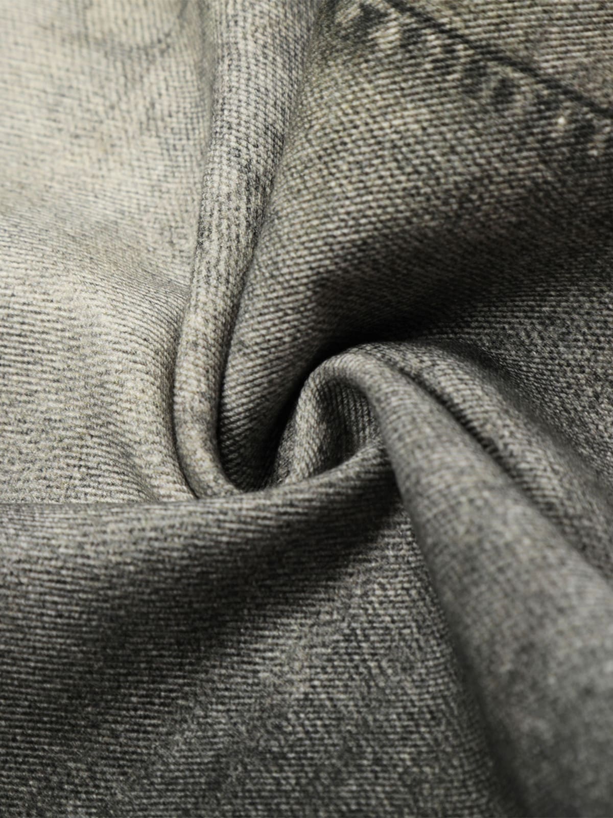 Vintage Heavy Distressed Washed Barrel Jeans - Image 4