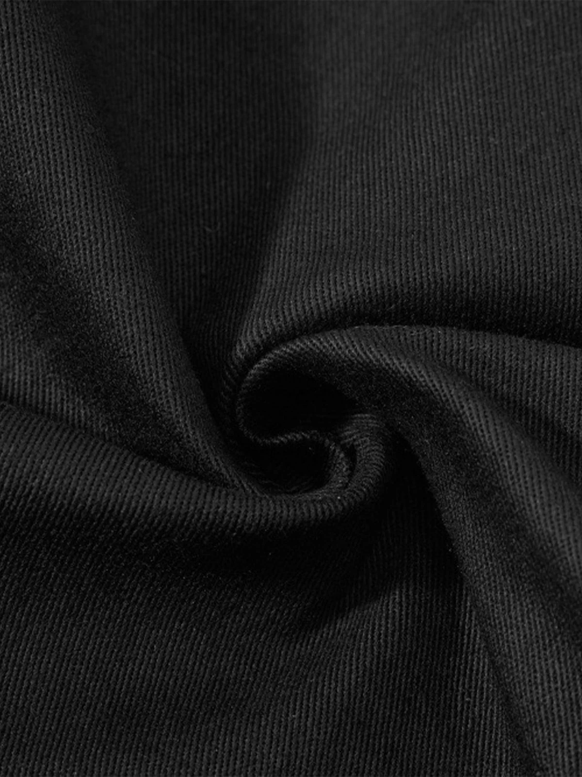 Vintage Heavy Pleated PU Leather Stitch Patchwork Flared Pants - Image 11
