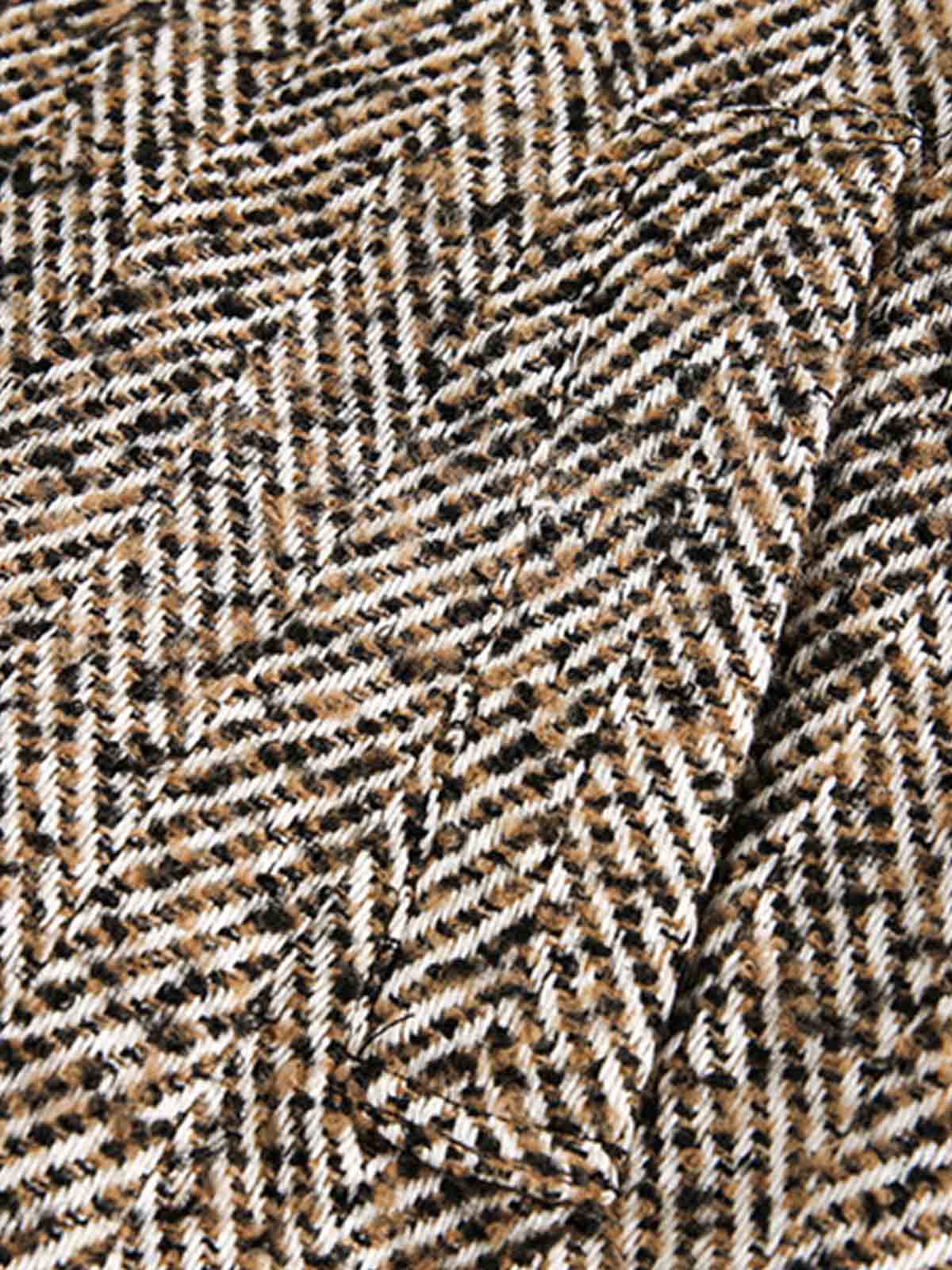 Vintage Herringbone Zip Up Jacket - Image 9