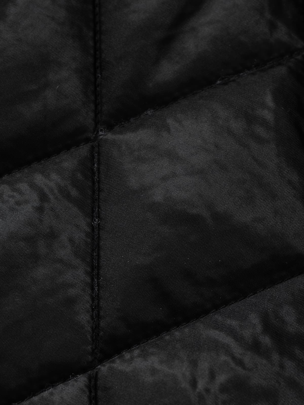 Vintage Leather and Sherpa Patchwork Webbing Cotton Jacket - Image 15
