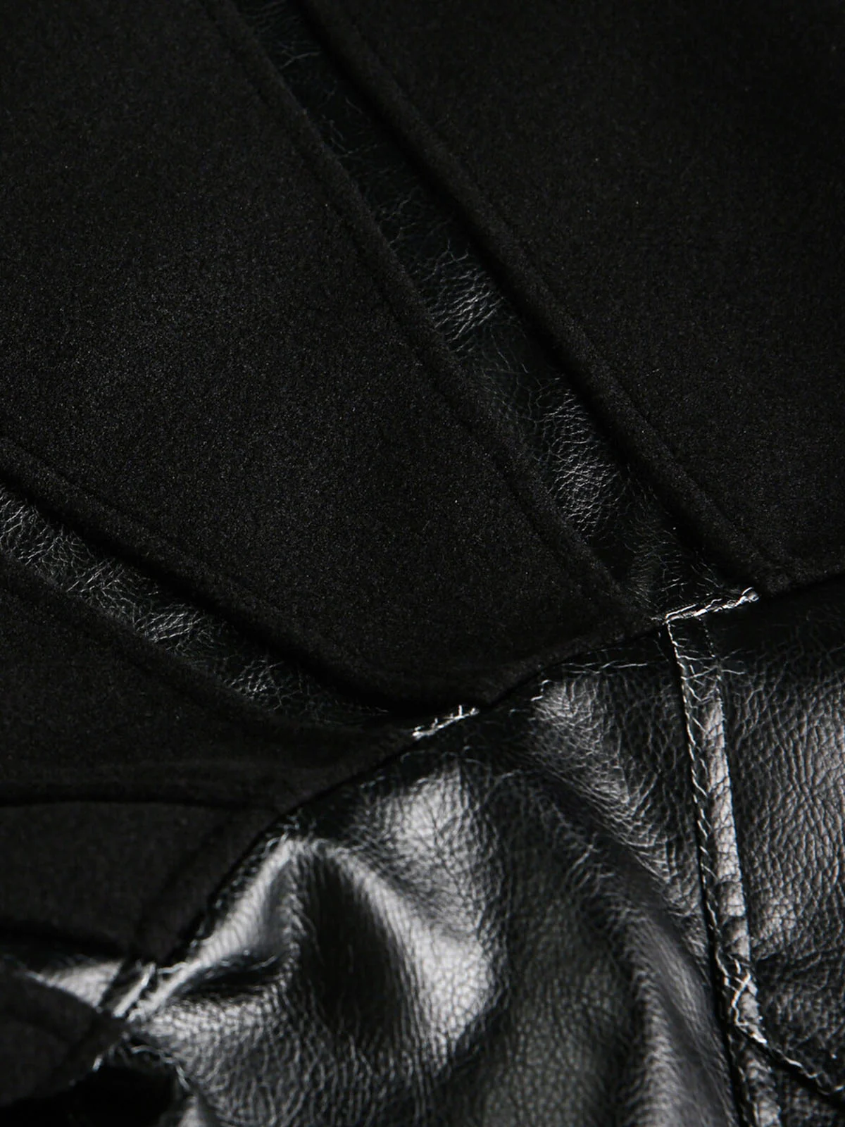Vintage Leather Bomber Baseball Jacket - Image 10