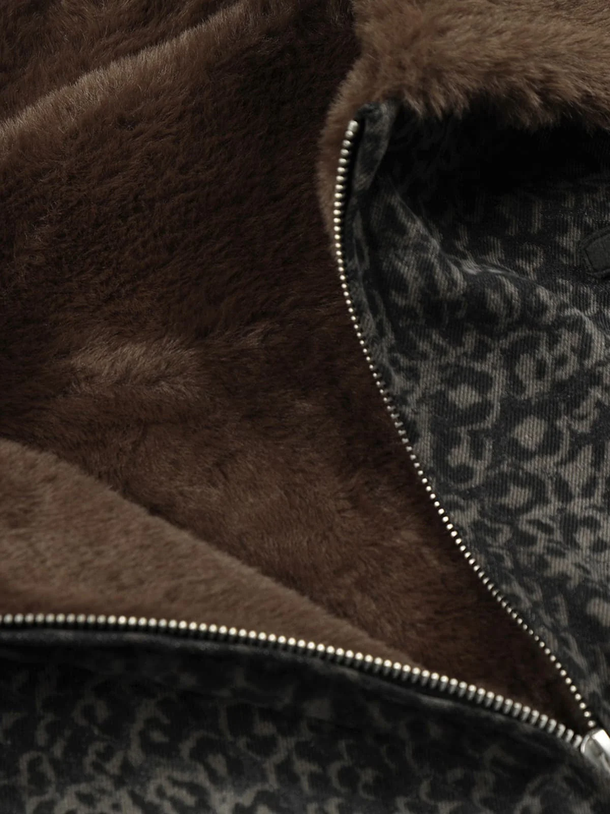 Vintage Leopard Print Fleece Zip Up Vest - Image 12