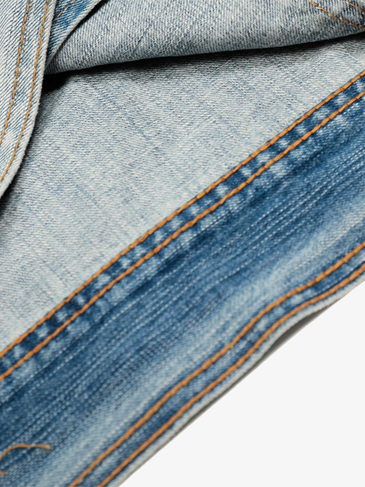 Vintage Light Wash Workwear Denim Jacket - Image 13