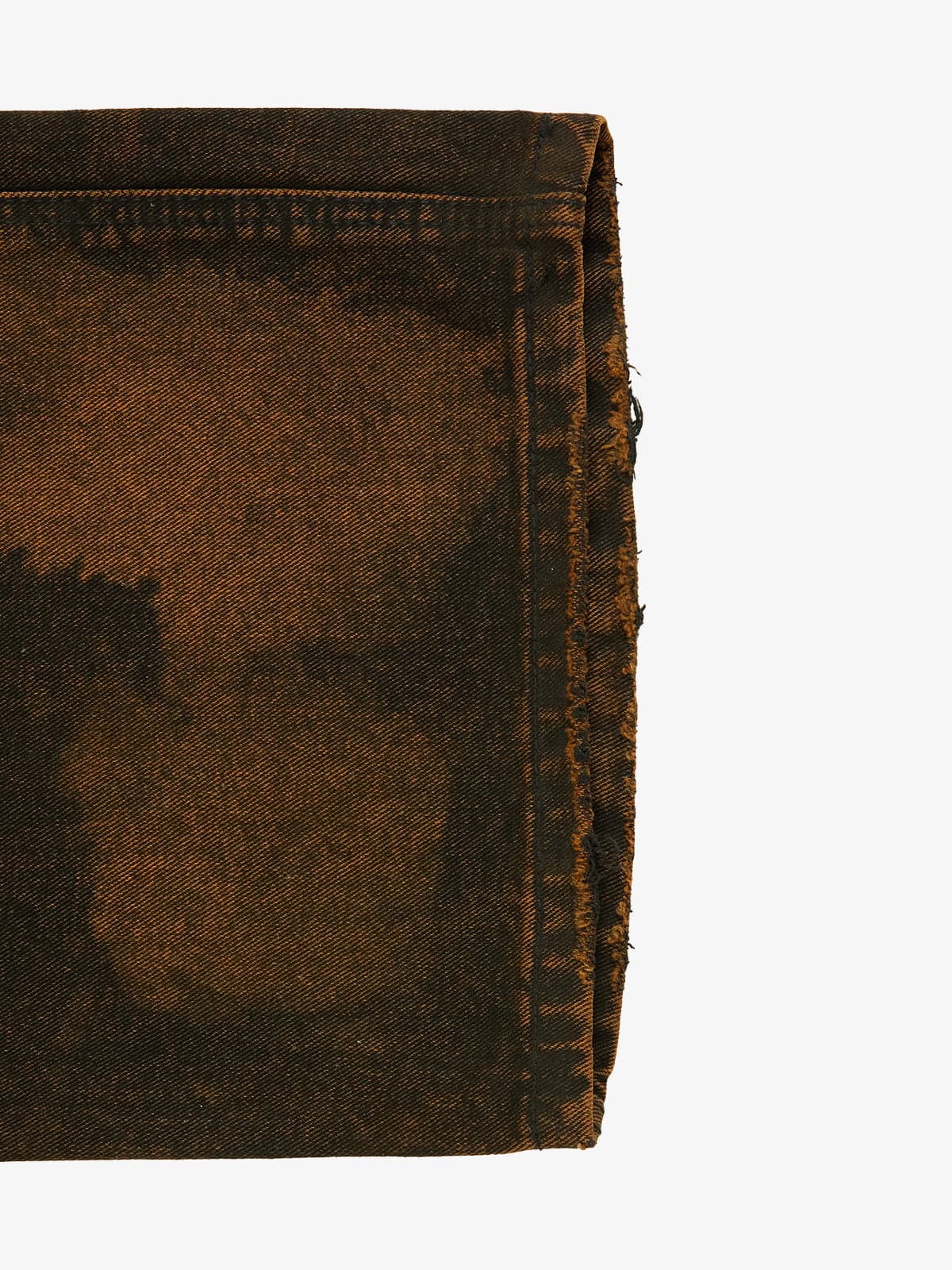 Vintage Mud-Dyed Wash Deconstructed Patchwork Jeans - Image 10
