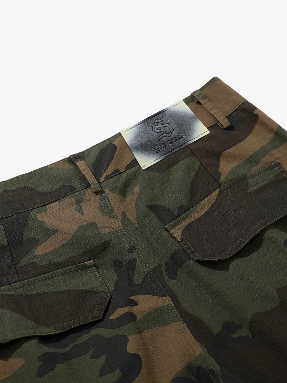 Vintage Multi-Pocket Functional Camo Cargo Pants - Image 10