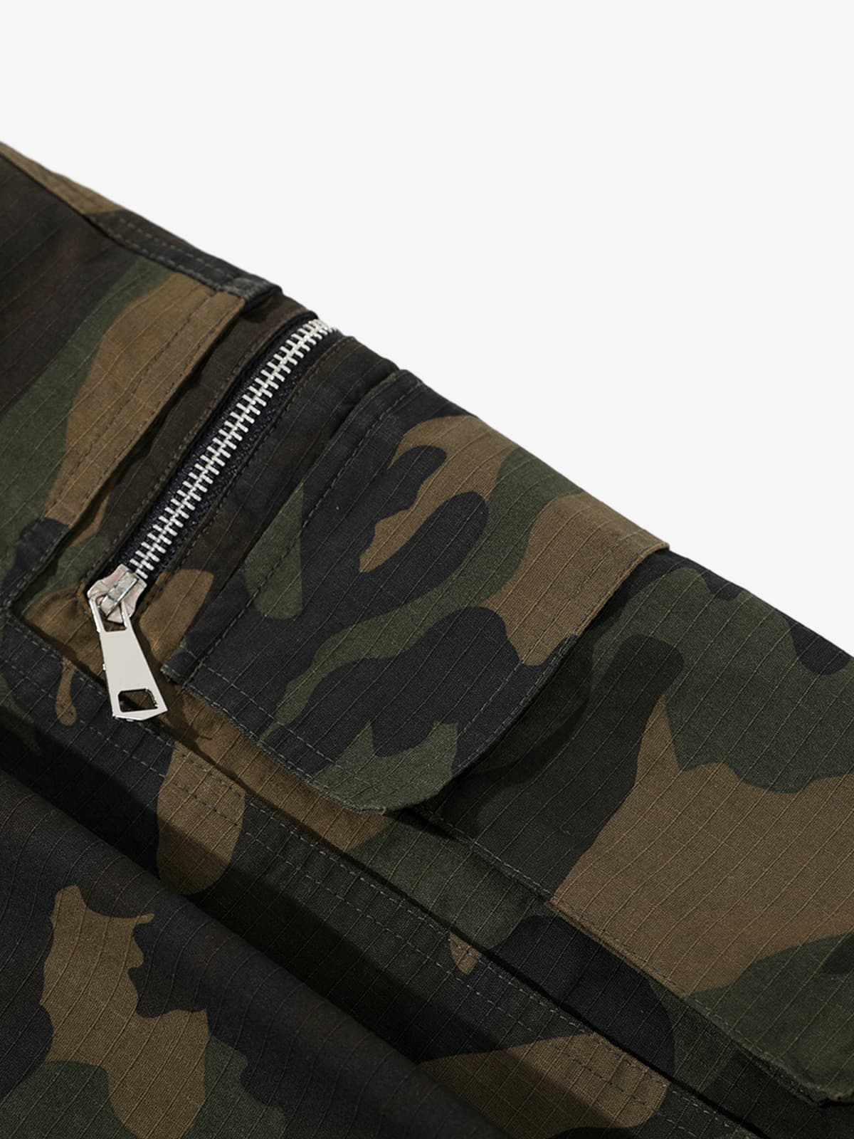 Vintage Multi-Pocket Functional Camo Cargo Pants - Image 11