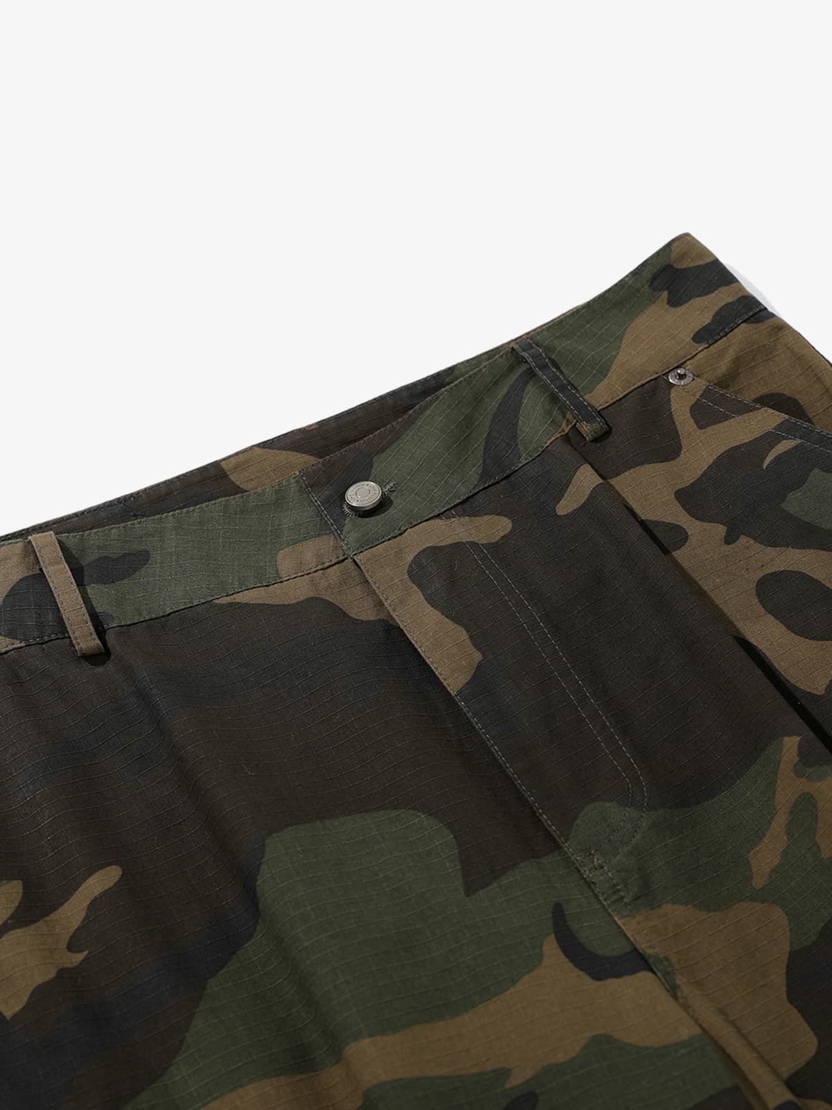 Vintage Multi-Pocket Functional Camo Cargo Pants - Image 9