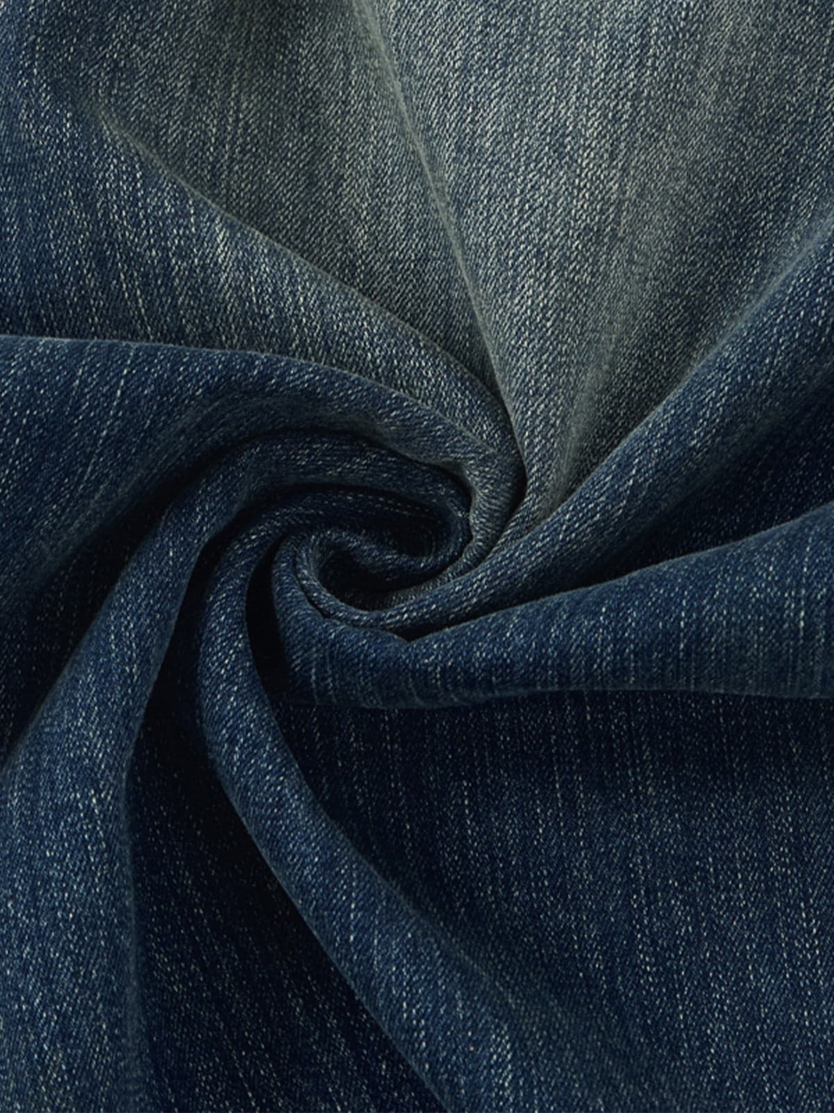 Vintage Pleated Fade Baggy Jeans - Image 7