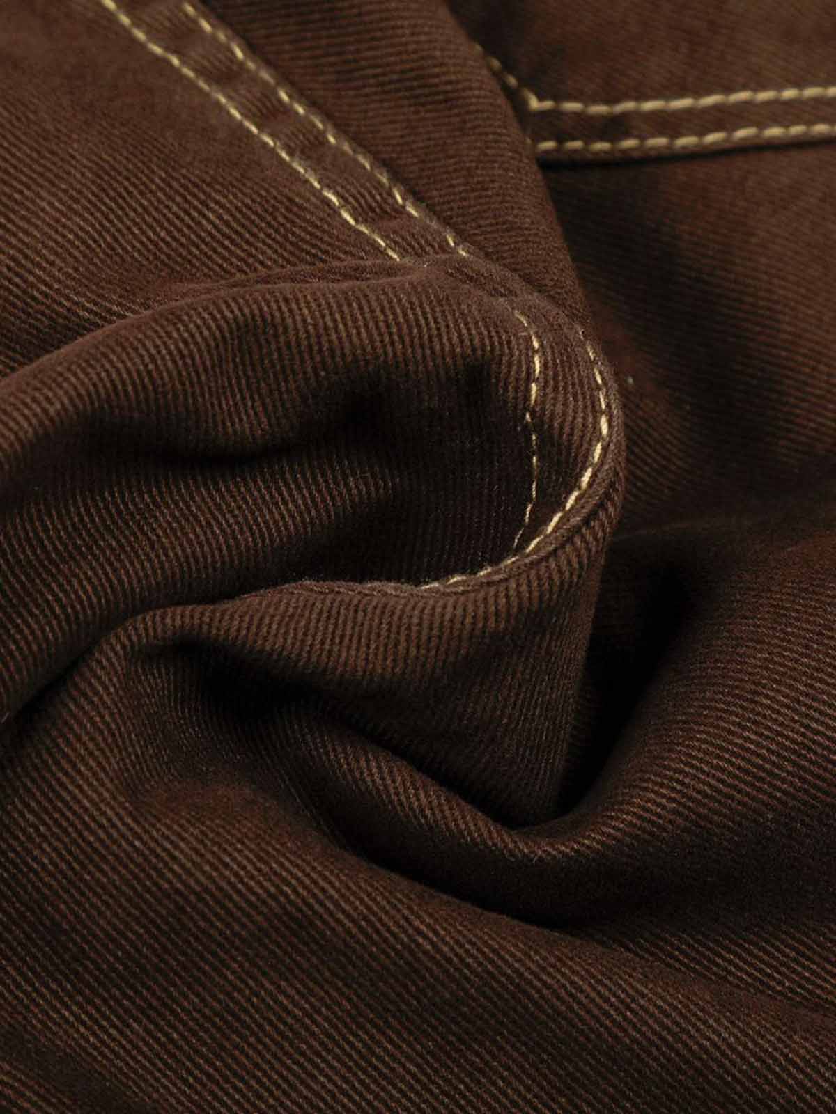 Vintage Silk Scarf Tie Detail Barrel Jeans - Image 8