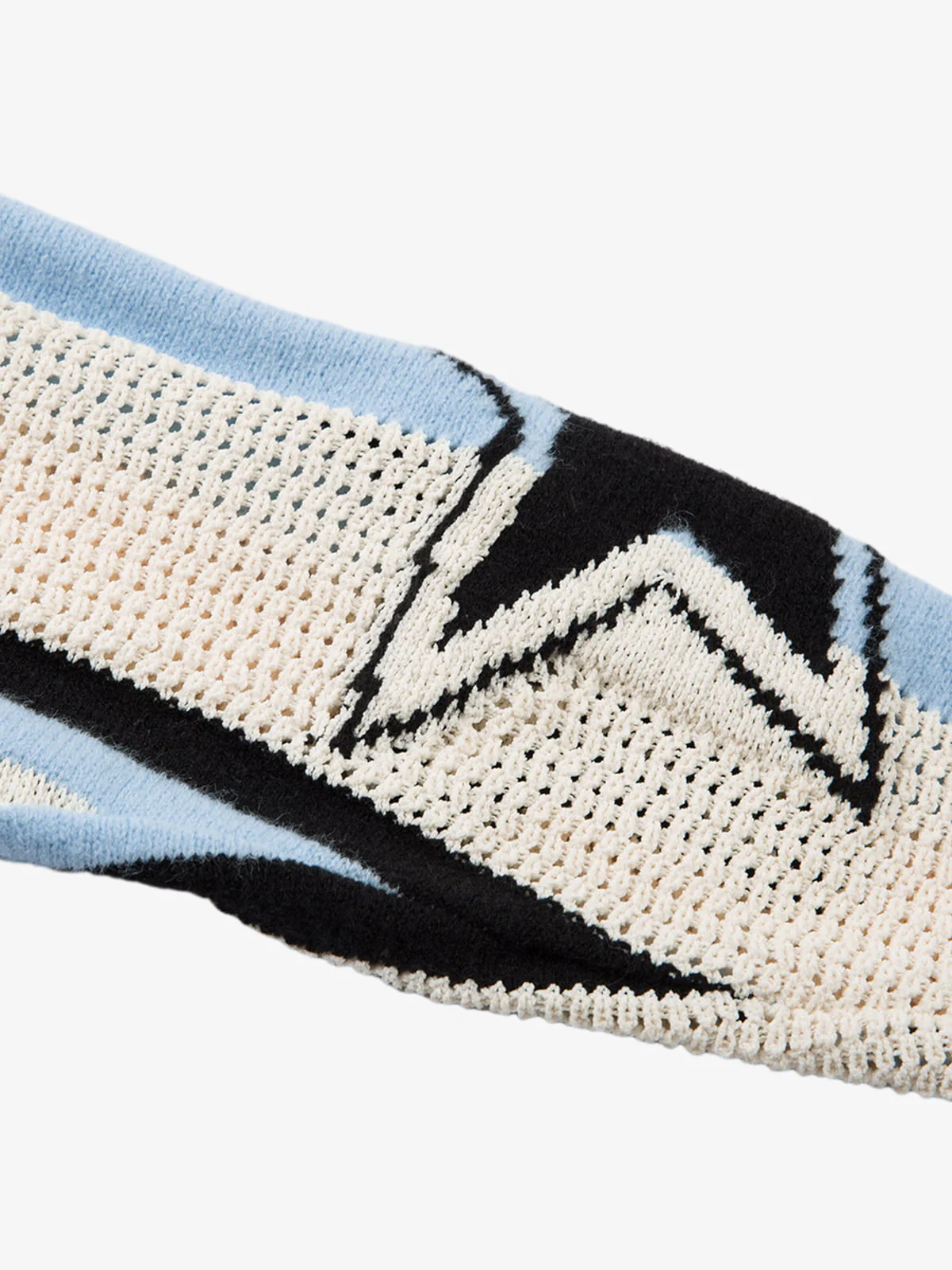 Vintage Sporty Crochet Hollow-knit Cropped Sweater - Image 9