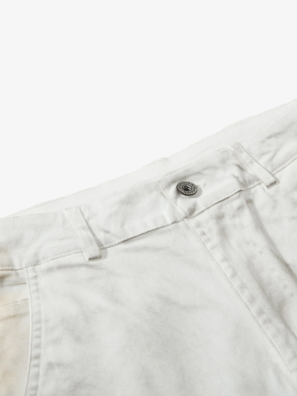 Vintage Utility Washed Cargo Flared Pants - Image 3