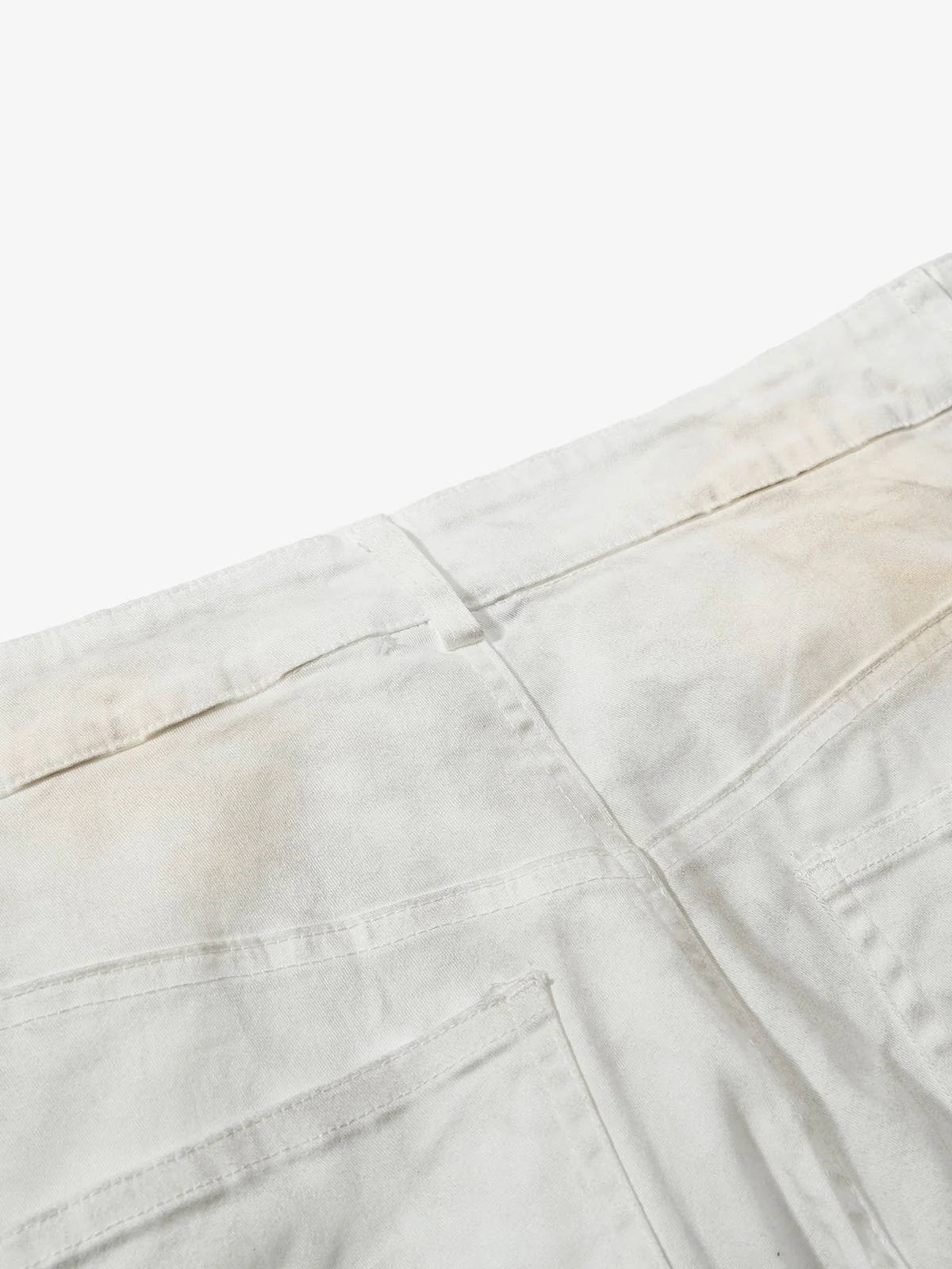 Vintage Utility Washed Cargo Flared Pants - Image 4