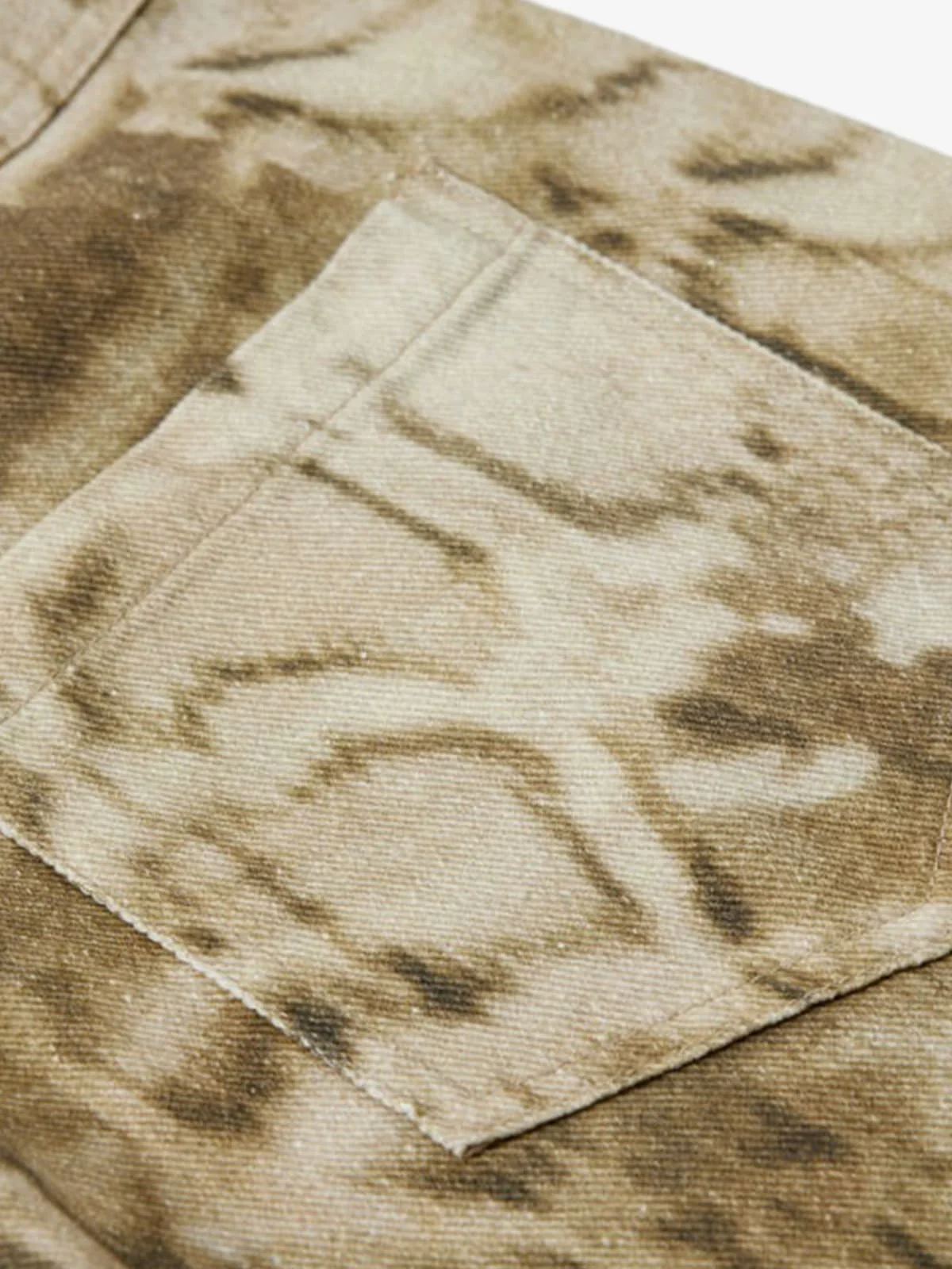Vintage Washed Dirty Dye Wide-Leg Pants - Image 7