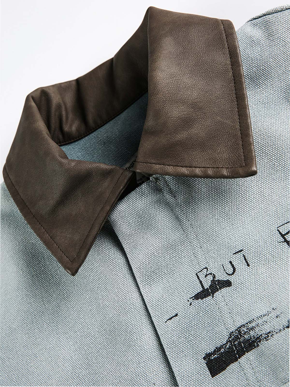 Vintage Washed Distressed Barn Work Jacket - Image 7