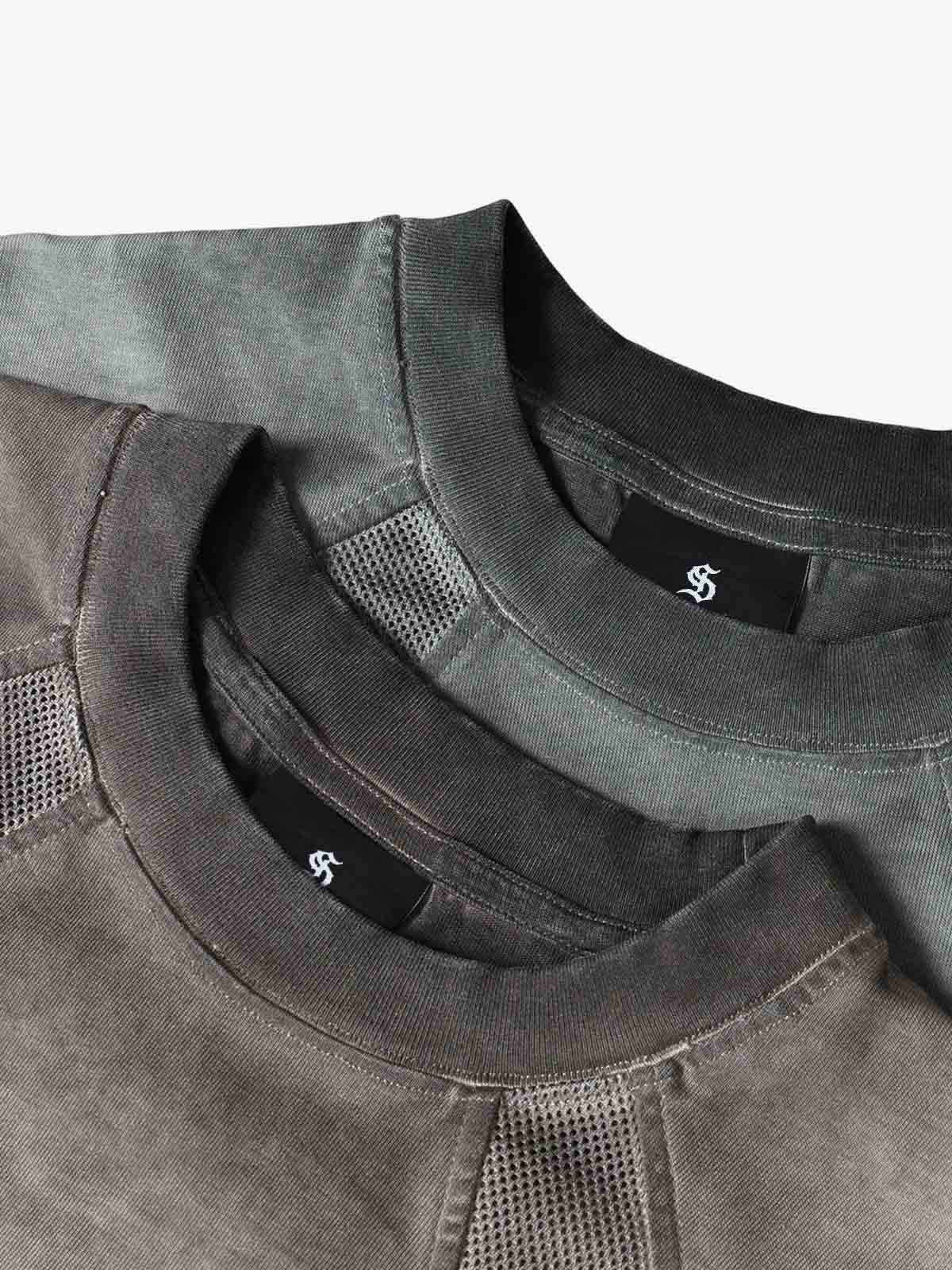 Vintage Washed Panel Raglan T-Shirt - Image 11