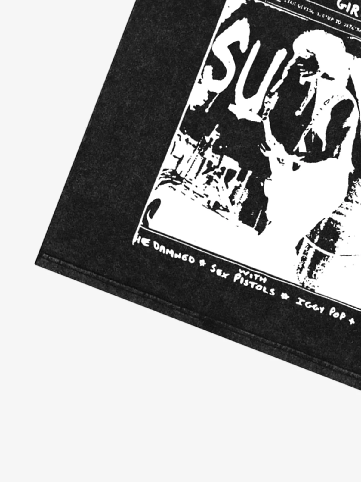 Vintage Washed Punk Graphic Print T-Shirt - Image 12