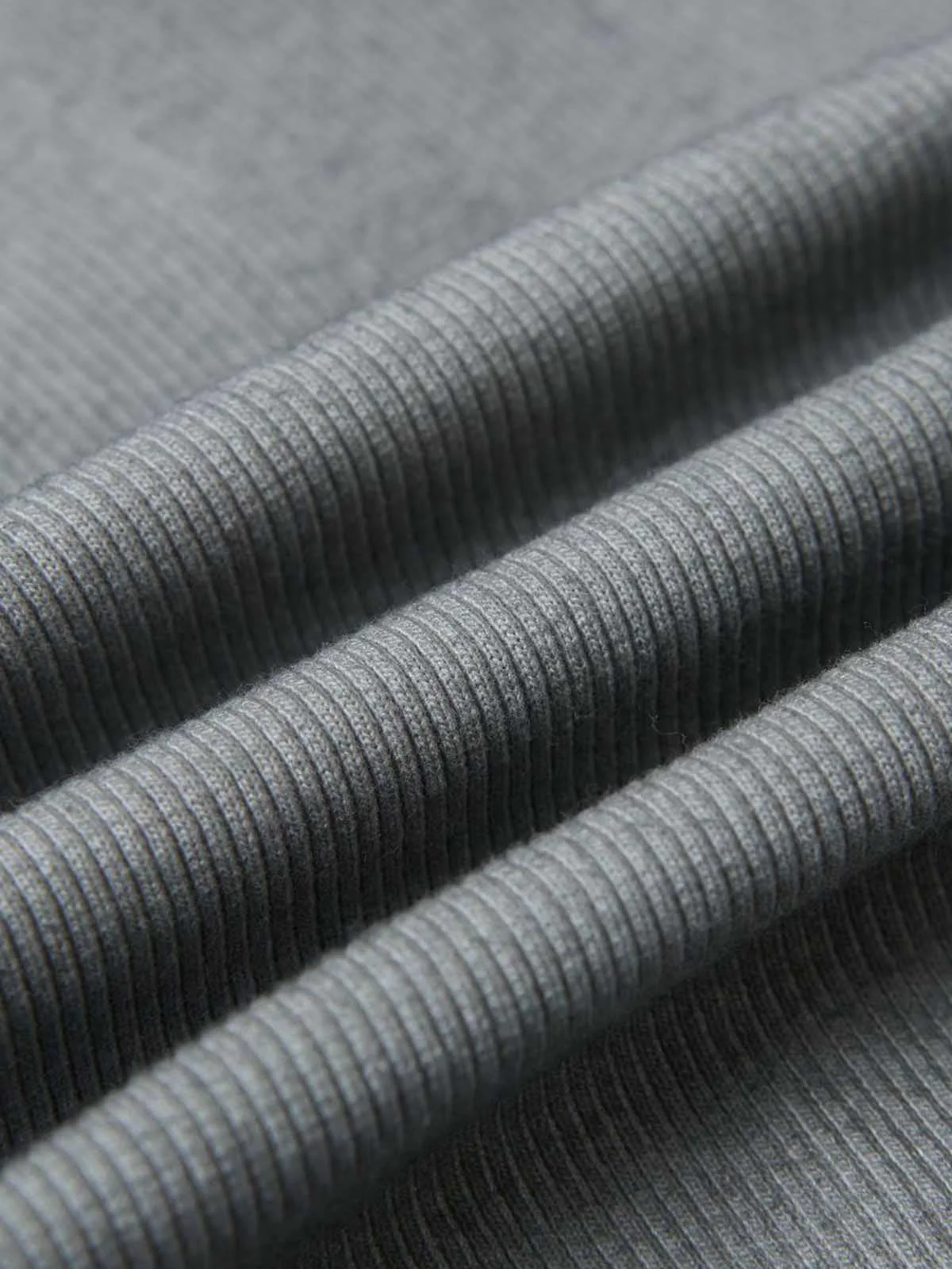 Vintage Washed Sculpted Seam Ribbed Long Sleeve T-Shirt - Image 7