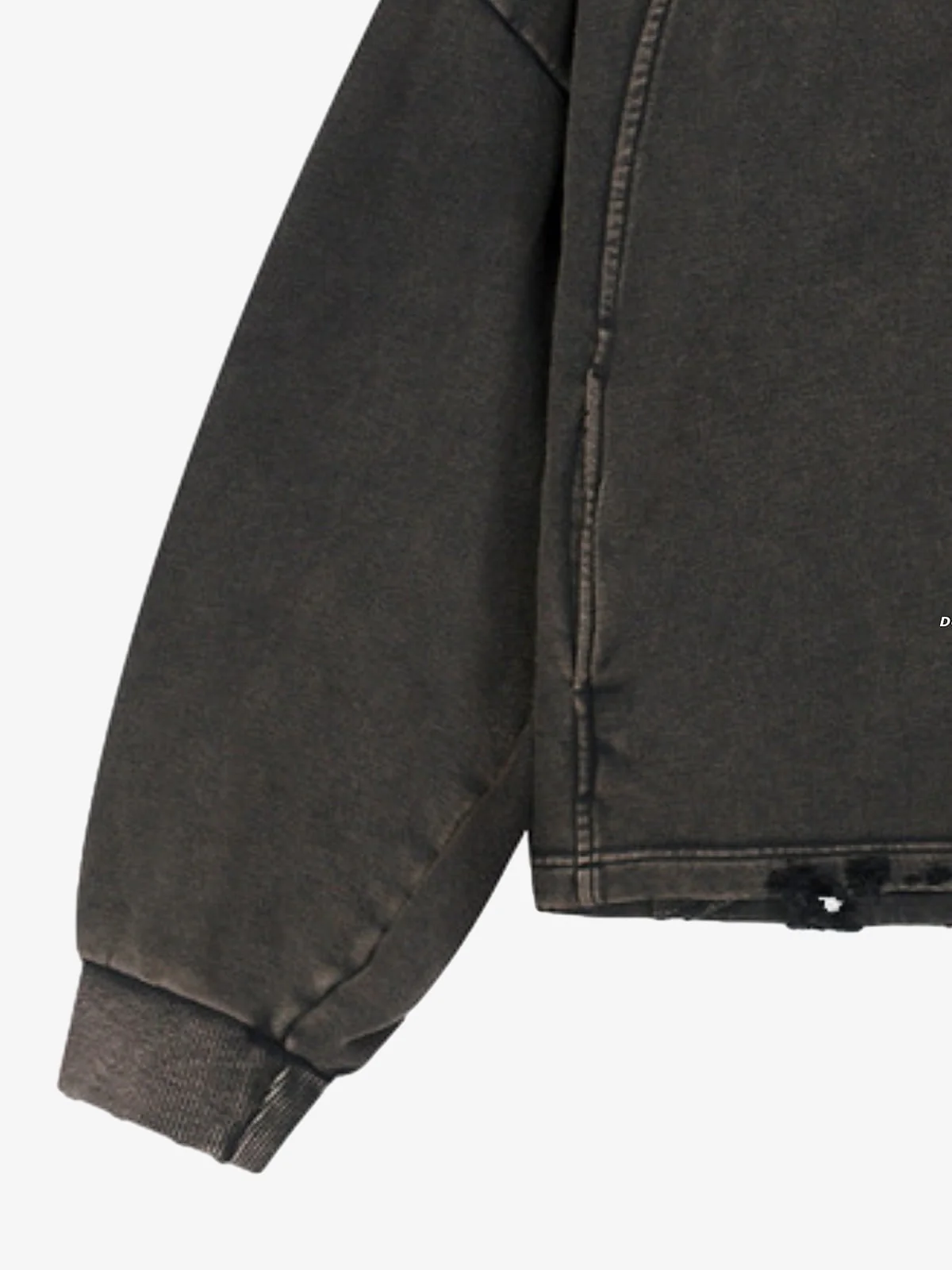 Vintage Washed Snake Staff Graphic Hoodie - Image 7