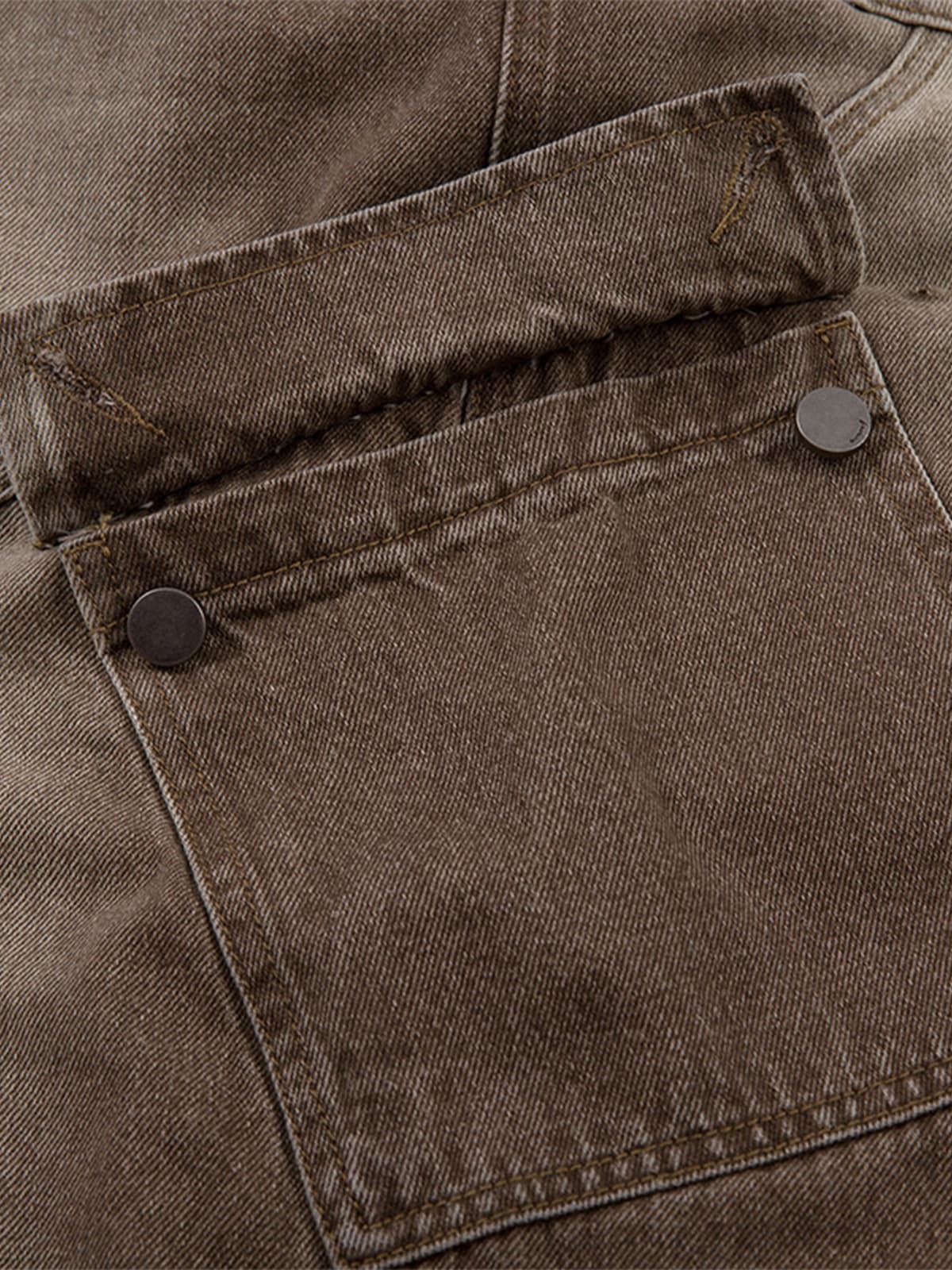 Vintage Washed Workwear Barrel Jeans - Image 10