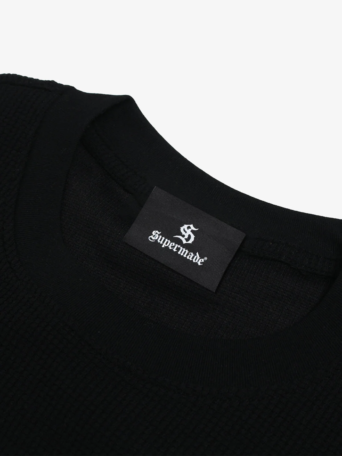 Waffle Knit Eye Graphic Letter Print T-Shirt - Image 5