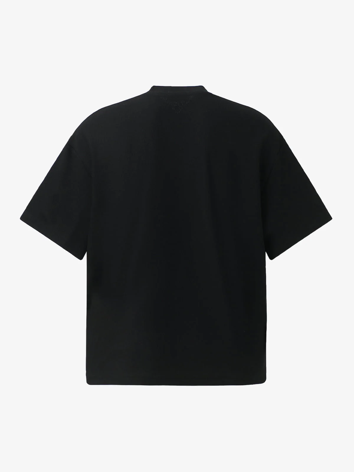 Waffle Knit Graffiti Devil Graphic Oversized T-Shirt - Image 4