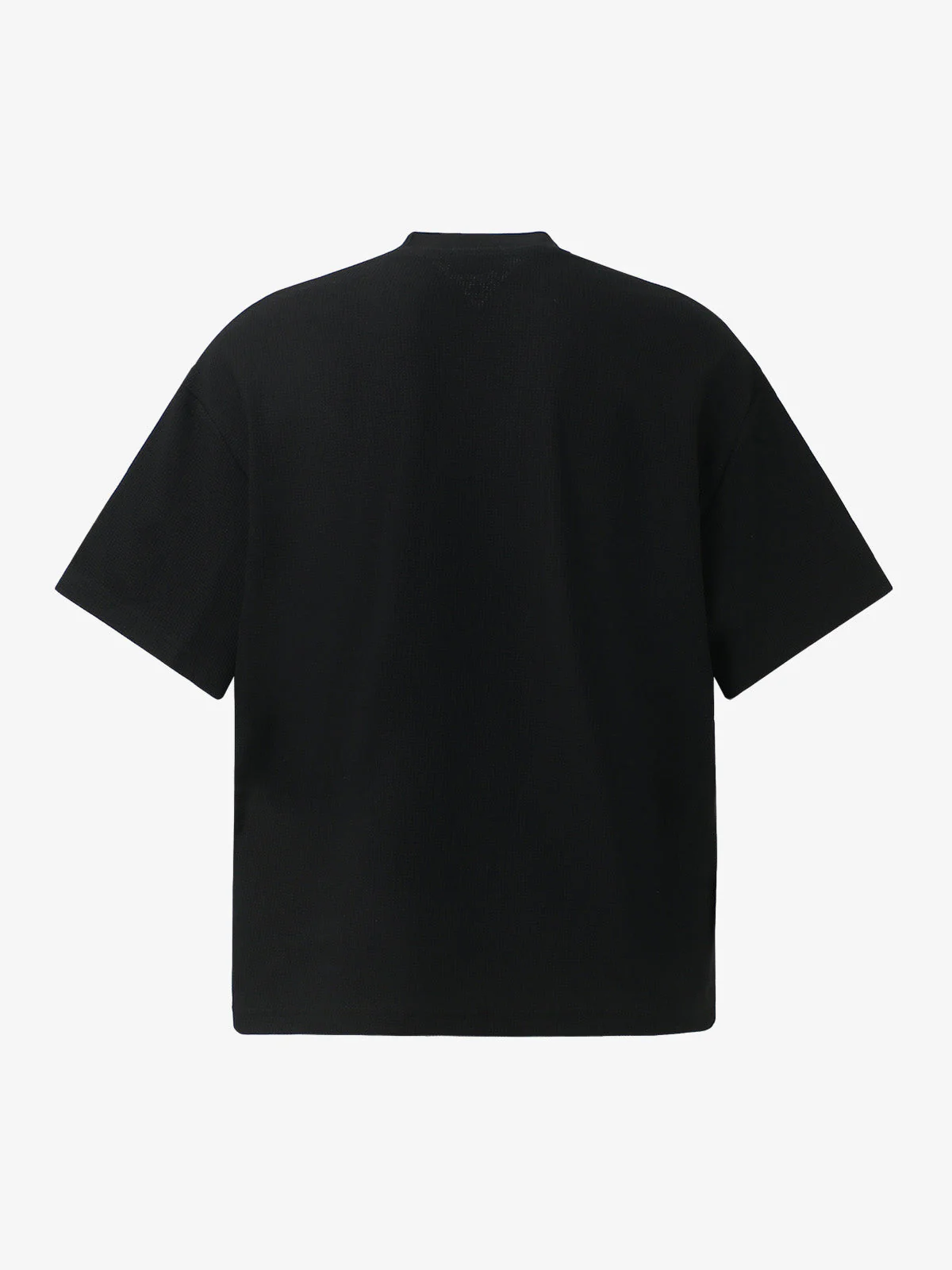 Waffle Knit Racing Checkered Flag Graphic T-Shirt - Image 2