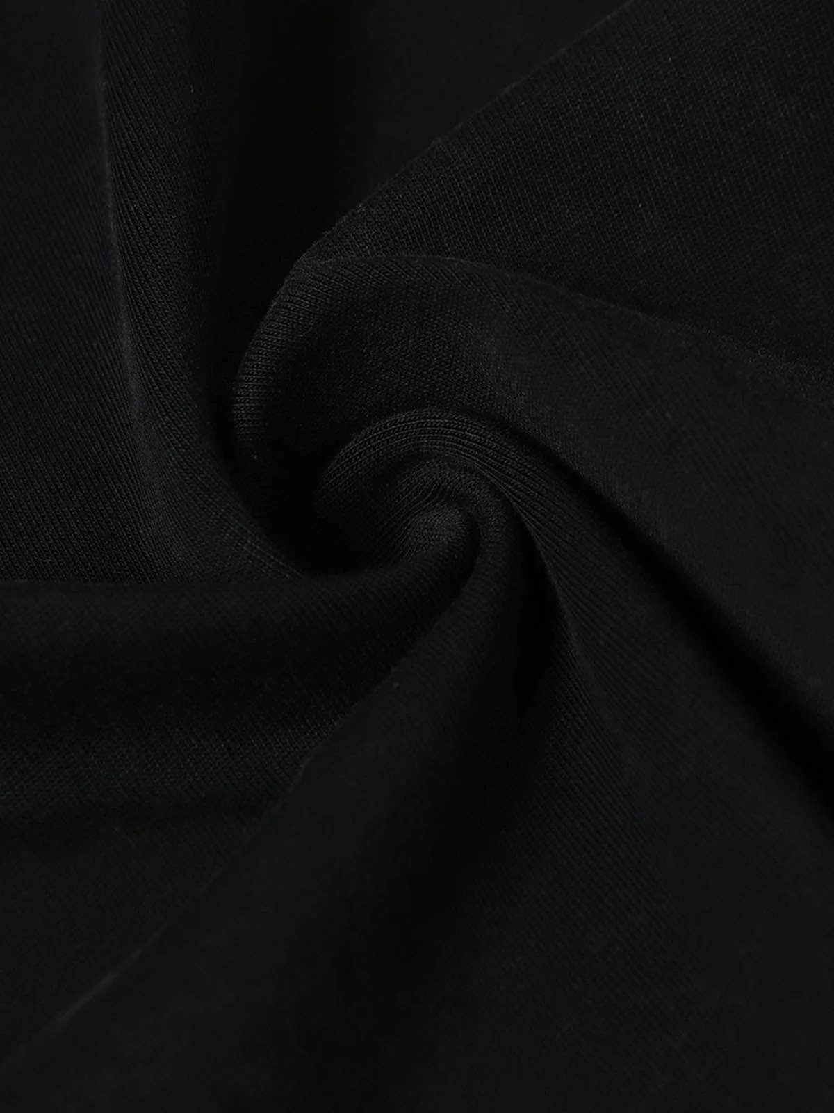 Washed Asymmetric Raw Edge Panel Knit T-Shirt - Image 10